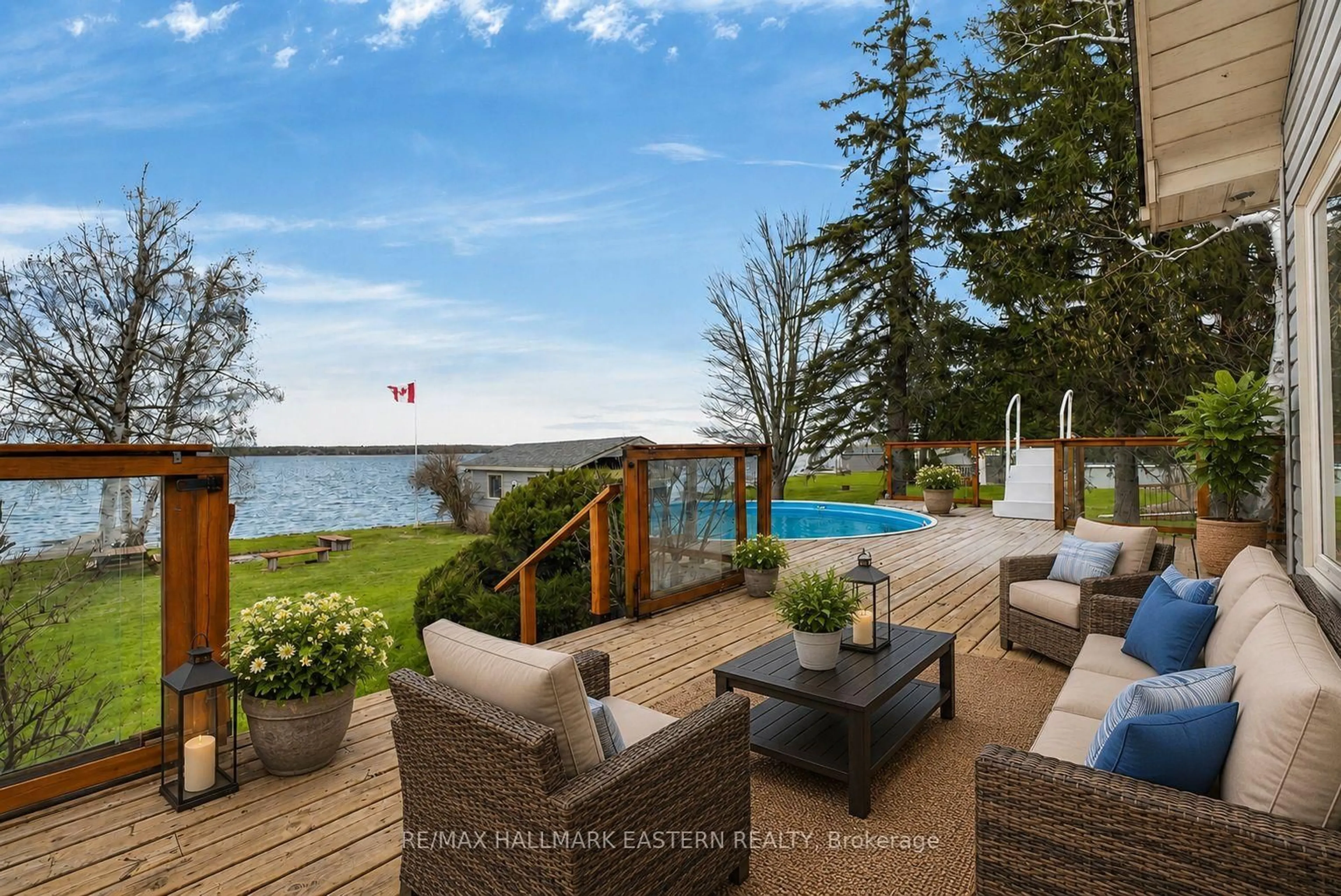 Patio, water/lake/river/ocean view for 101 Westview Dr, Kawartha Lakes Ontario K0L 2W0