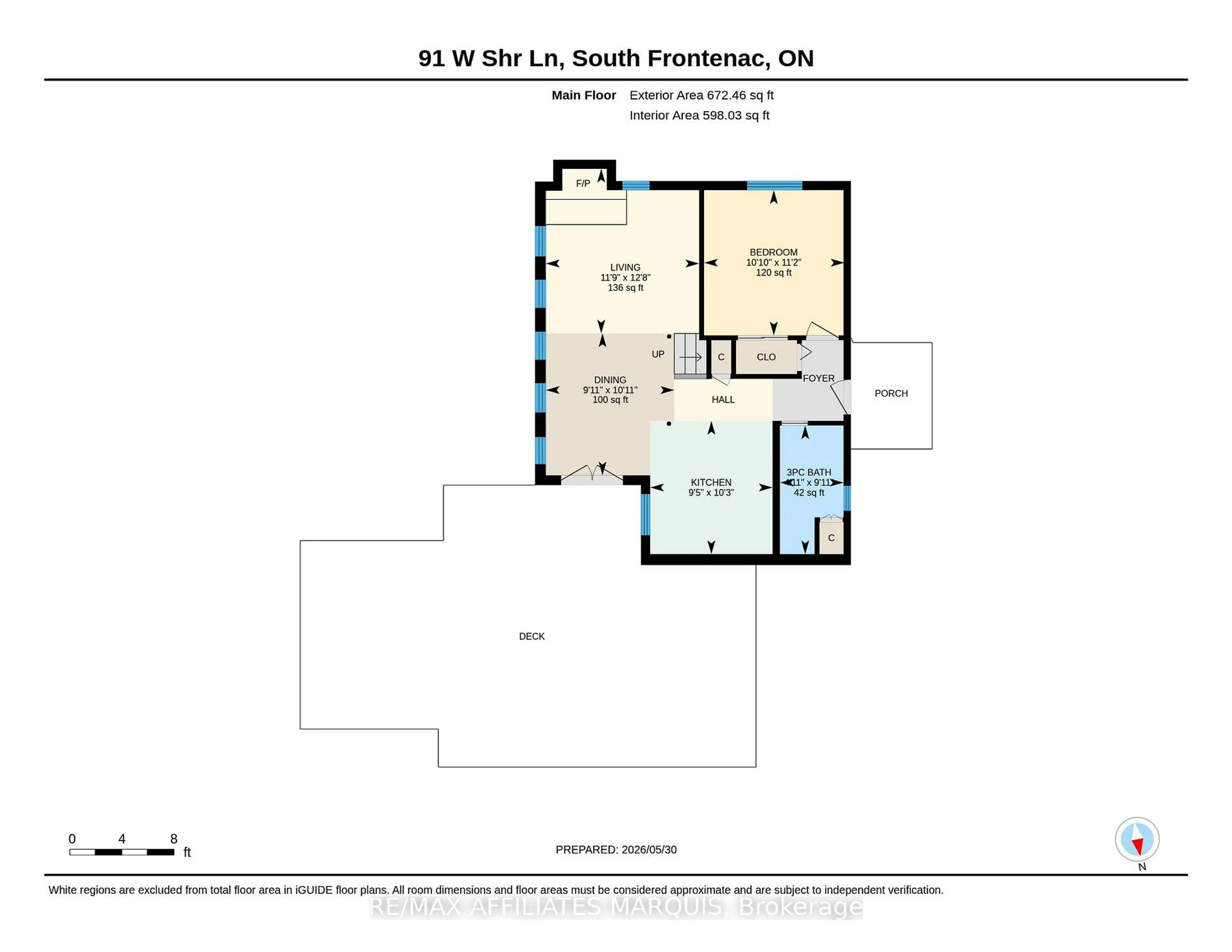 Floor plan for 91 West Shore Lane, Sharbot Lake Ontario K0H 2P0