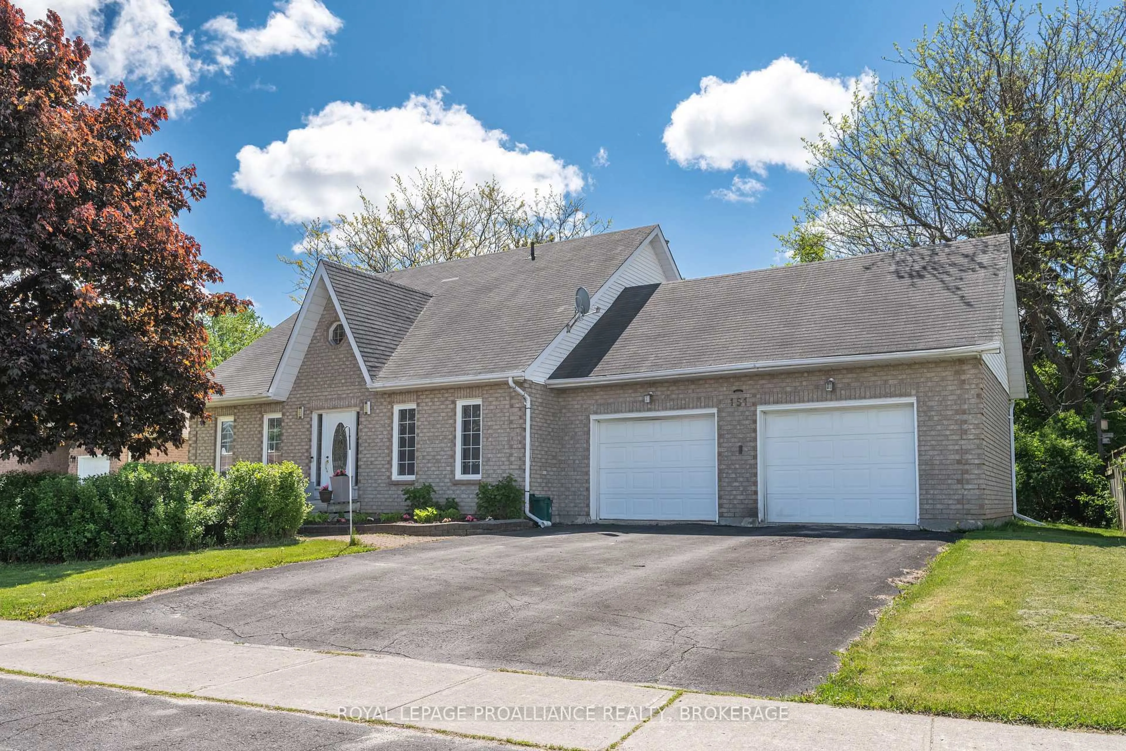 Home with vinyl exterior material, street for 151 Greenlees Dr, Kingston Ontario K7K 6P6
