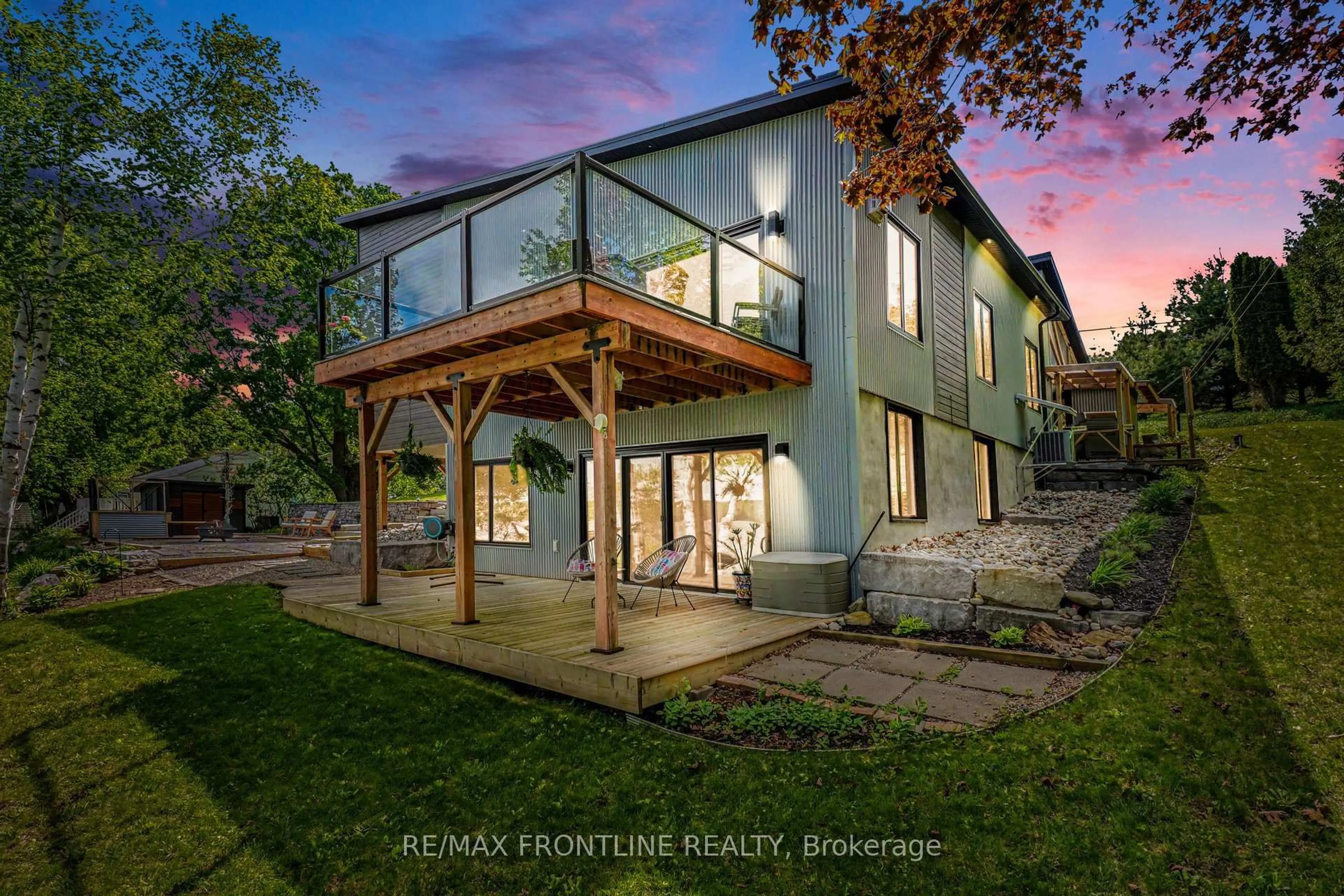 A pic from outside/outdoor area/front of a property/back of a property/a pic from drone, building for 24 Starlight Lane, Rideau Lakes Ontario K0G 1X0