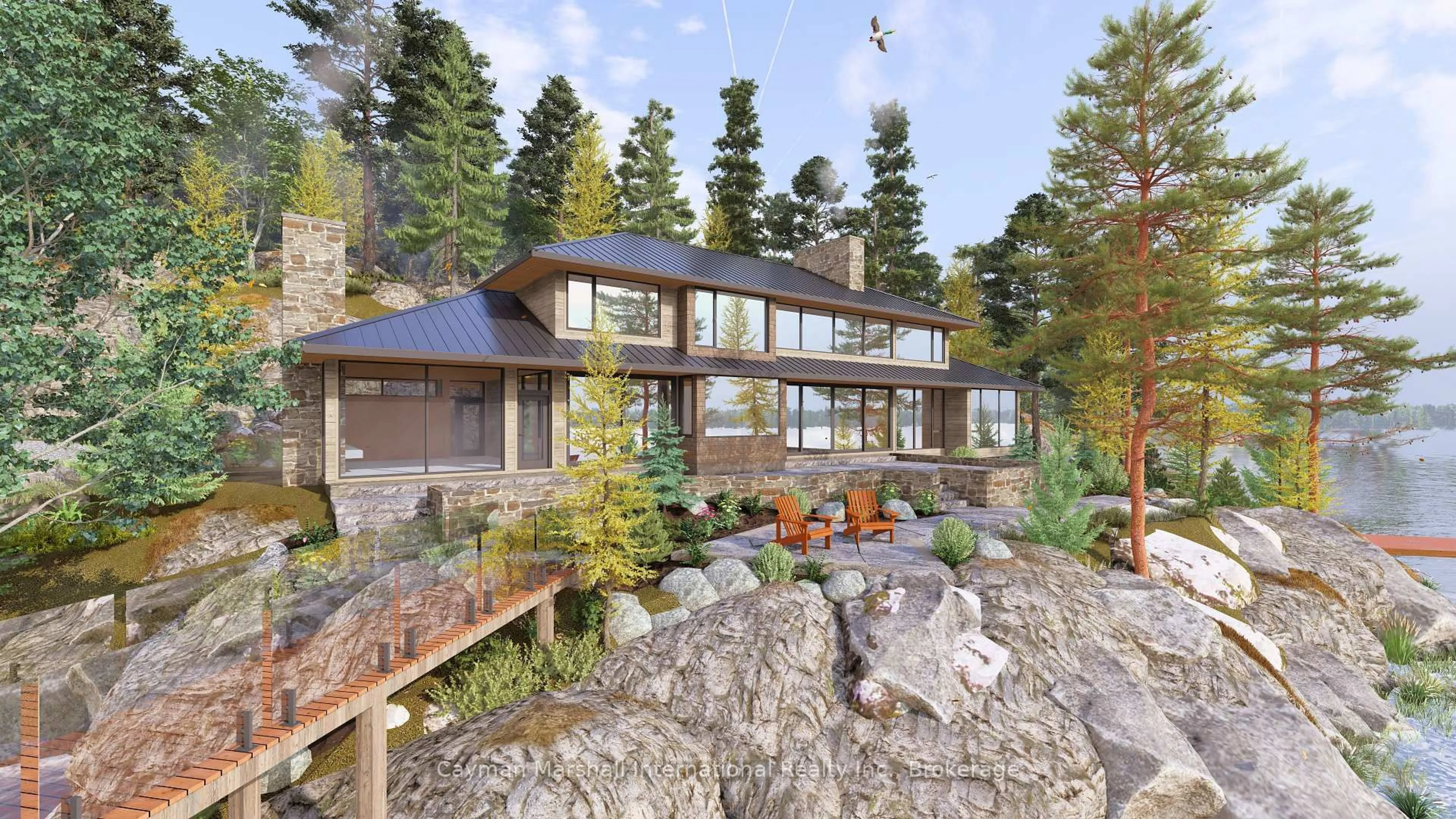 Home with brick exterior material, mountain view for 1645 Juddhaven Rd #7, Muskoka Lakes Ontario P0B 1J0