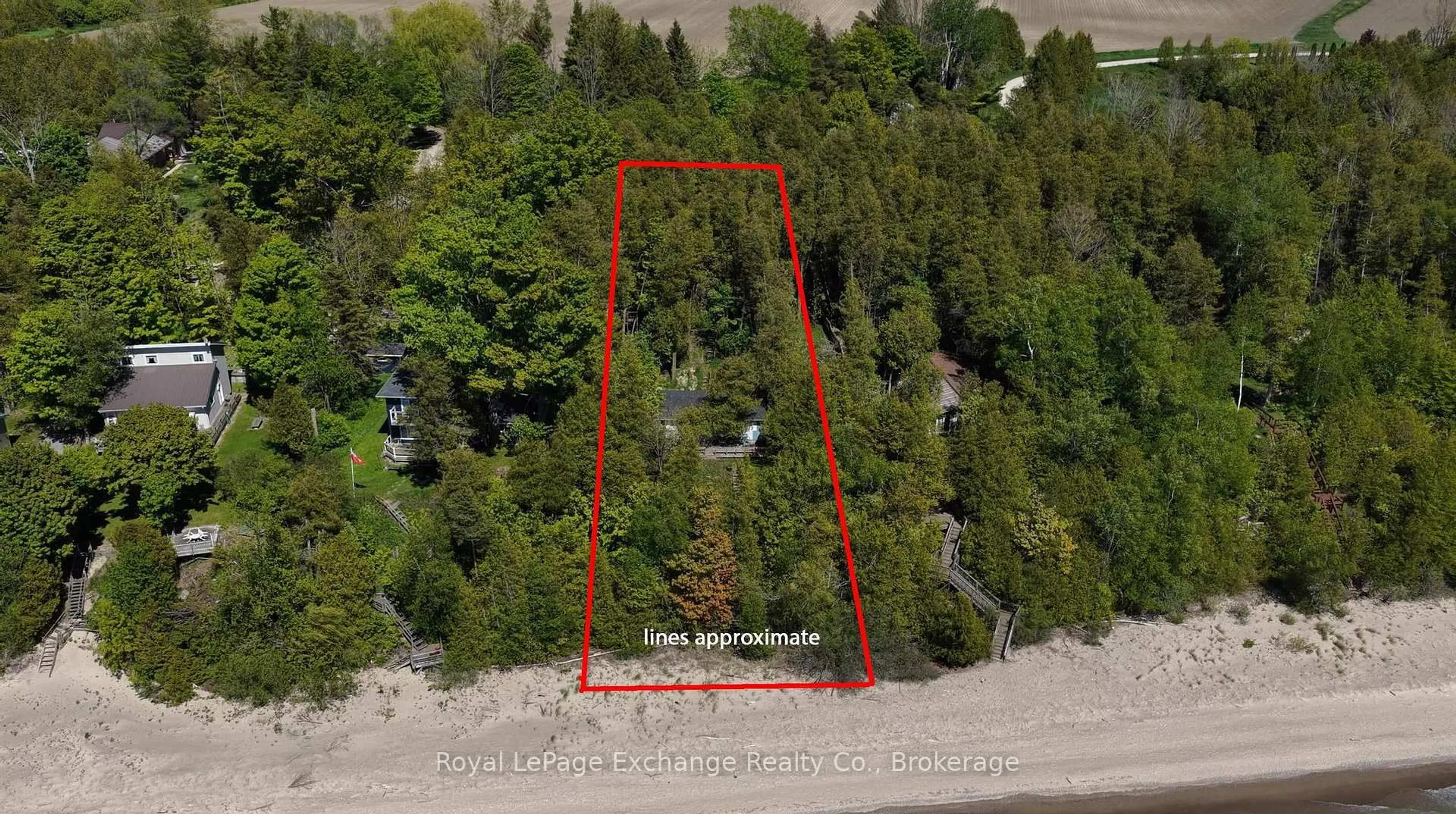 A pic from outside/outdoor area/front of a property/back of a property/a pic from drone, forest/trees view for 84973 Kimberly Dr, Ashfield-Colborne-Wawanosh Ontario N7A 3X9