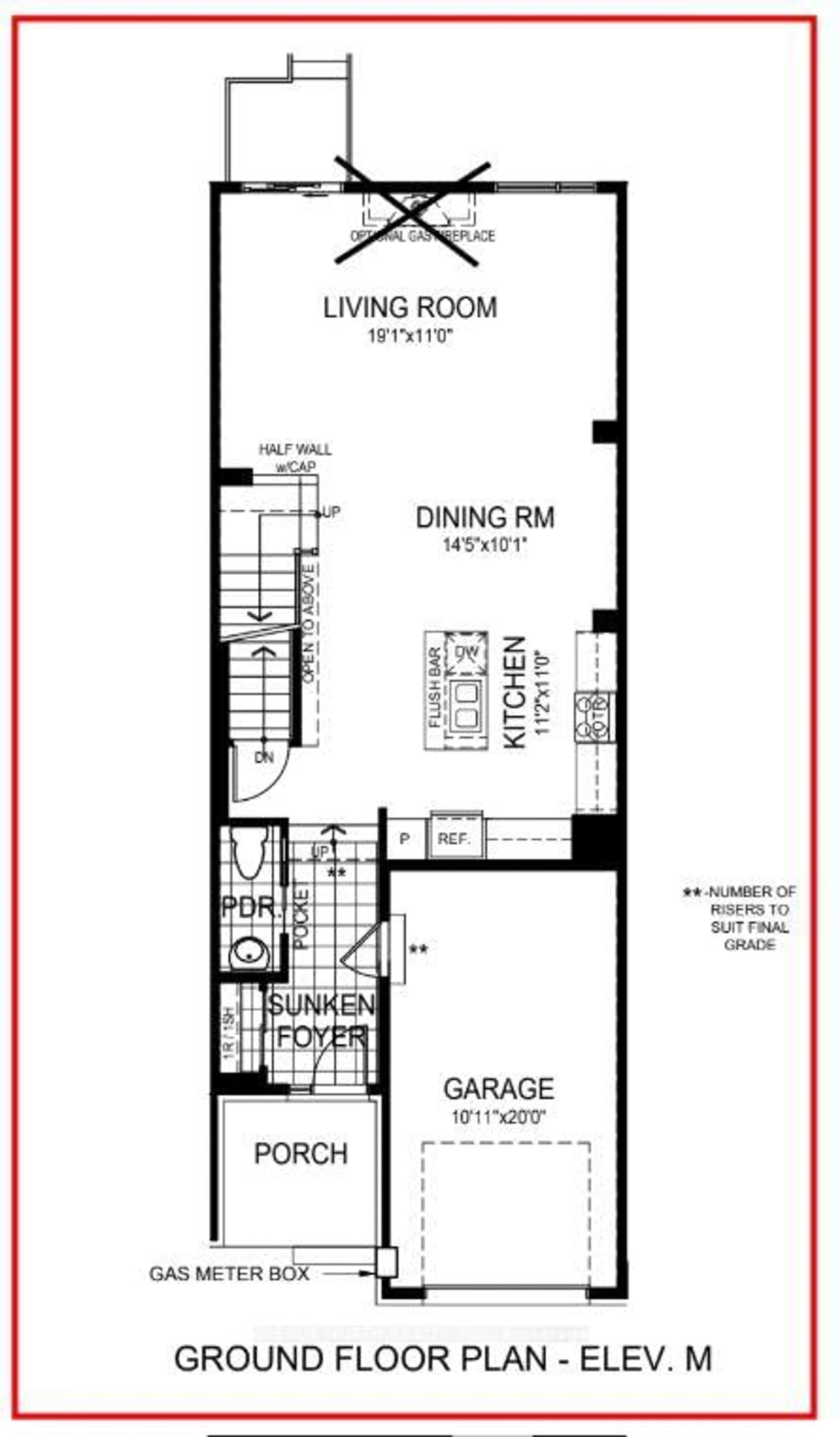 Floor plan for 413 Labelle St, Russell Ontario K0A 1W0