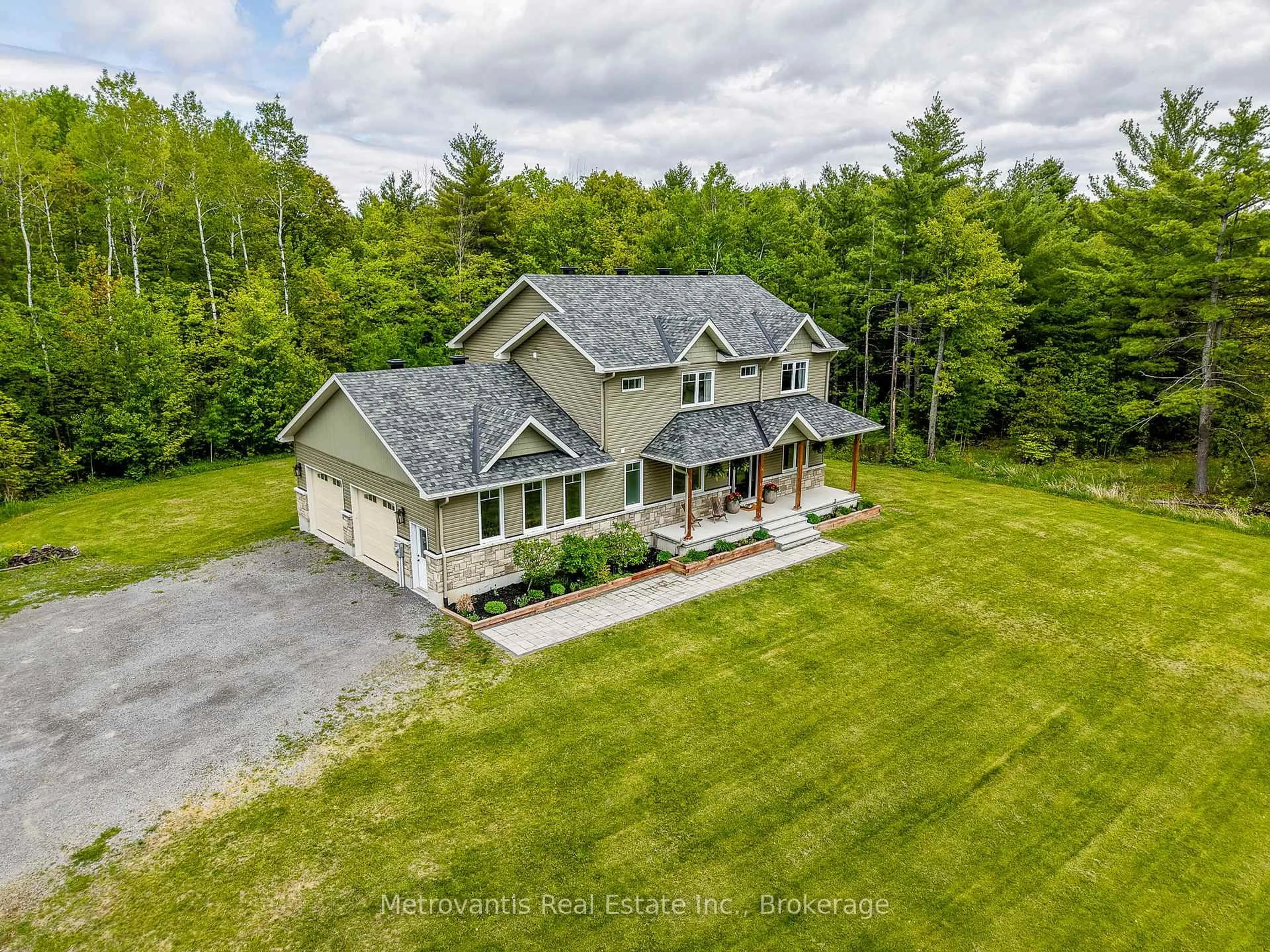 A pic from outside/outdoor area/front of a property/back of a property/a pic from drone, unknown for 1384 Robertson Line, Arnprior Ontario K7S 3G9