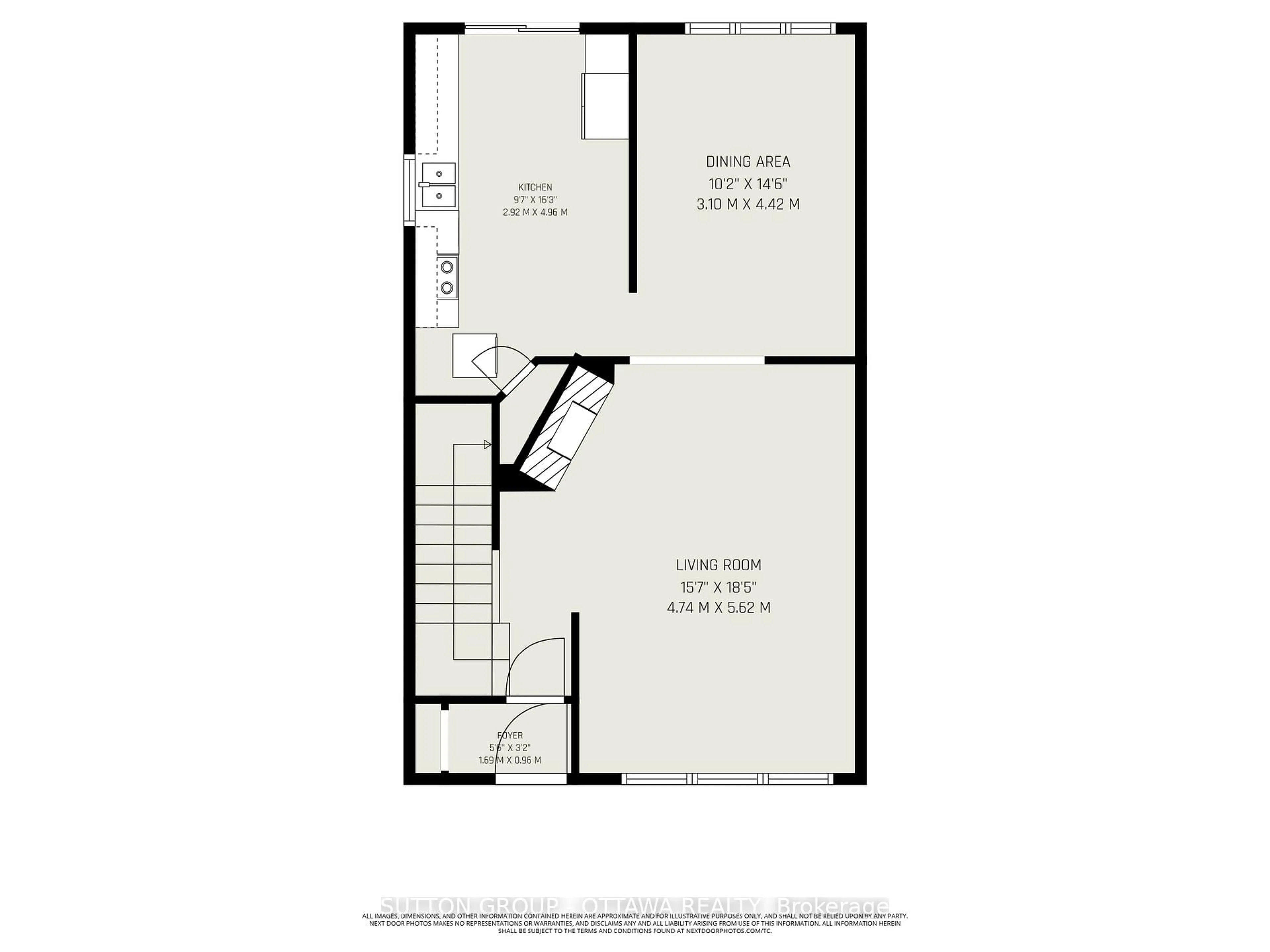 Floor plan for 1071 Aldea Ave, Ottawa Ontario K1H 8B8