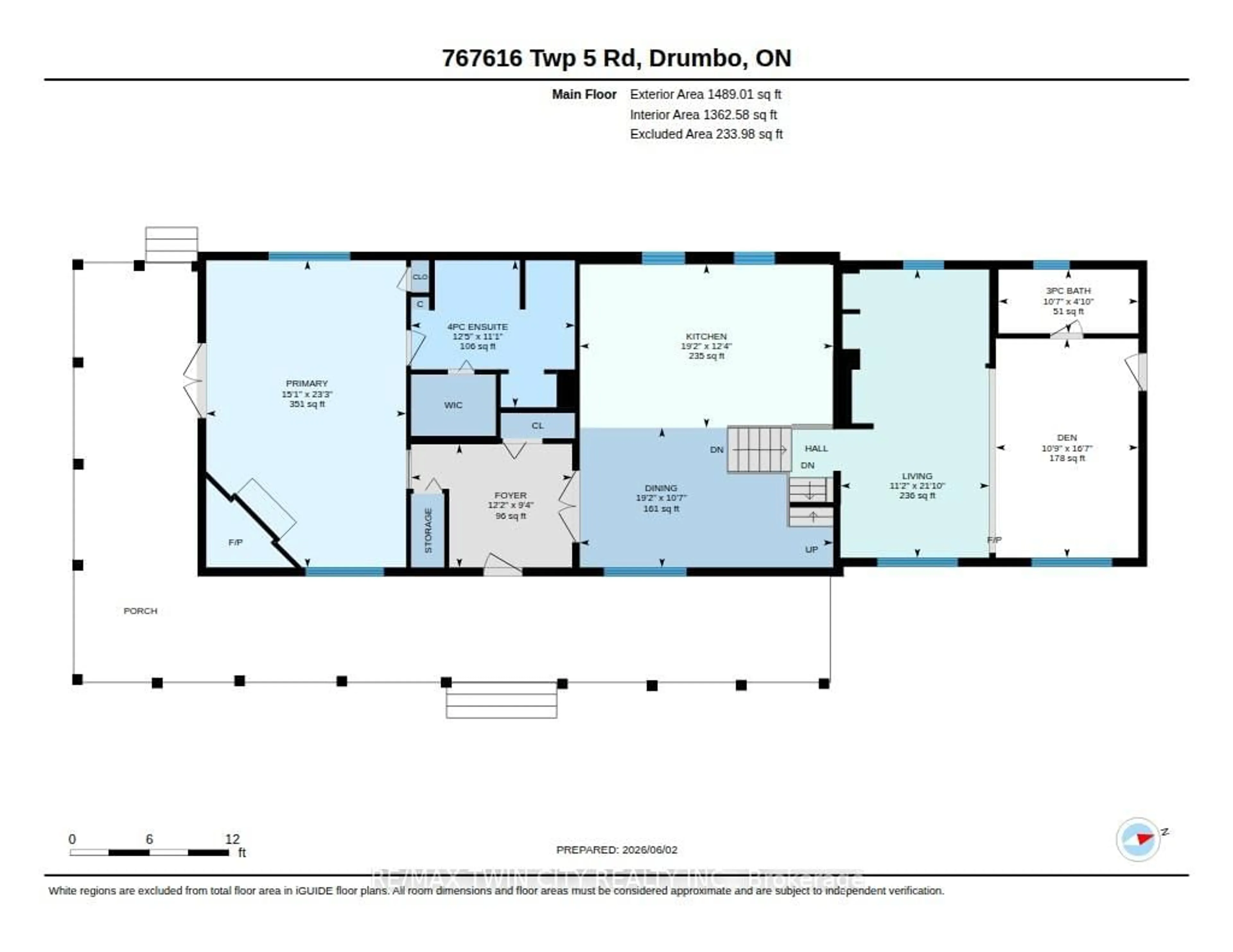 Floor plan for 767616 Township Road 5 Rd, Blandford-Blenheim Ontario N0J 1G0