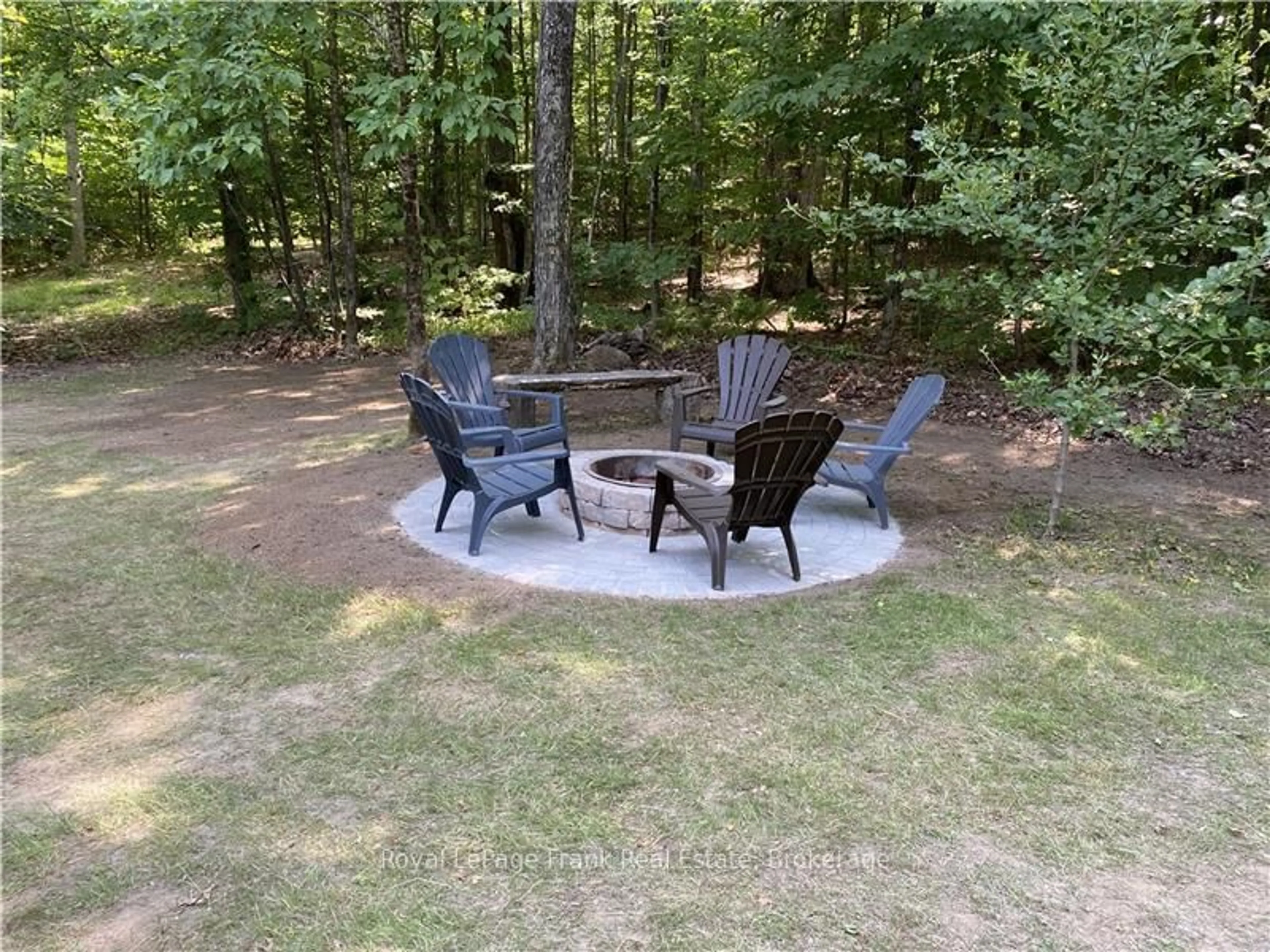Patio, forest/trees view for 595 Old Diamond Lake Rd, Bancroft Ontario K0L 1C0