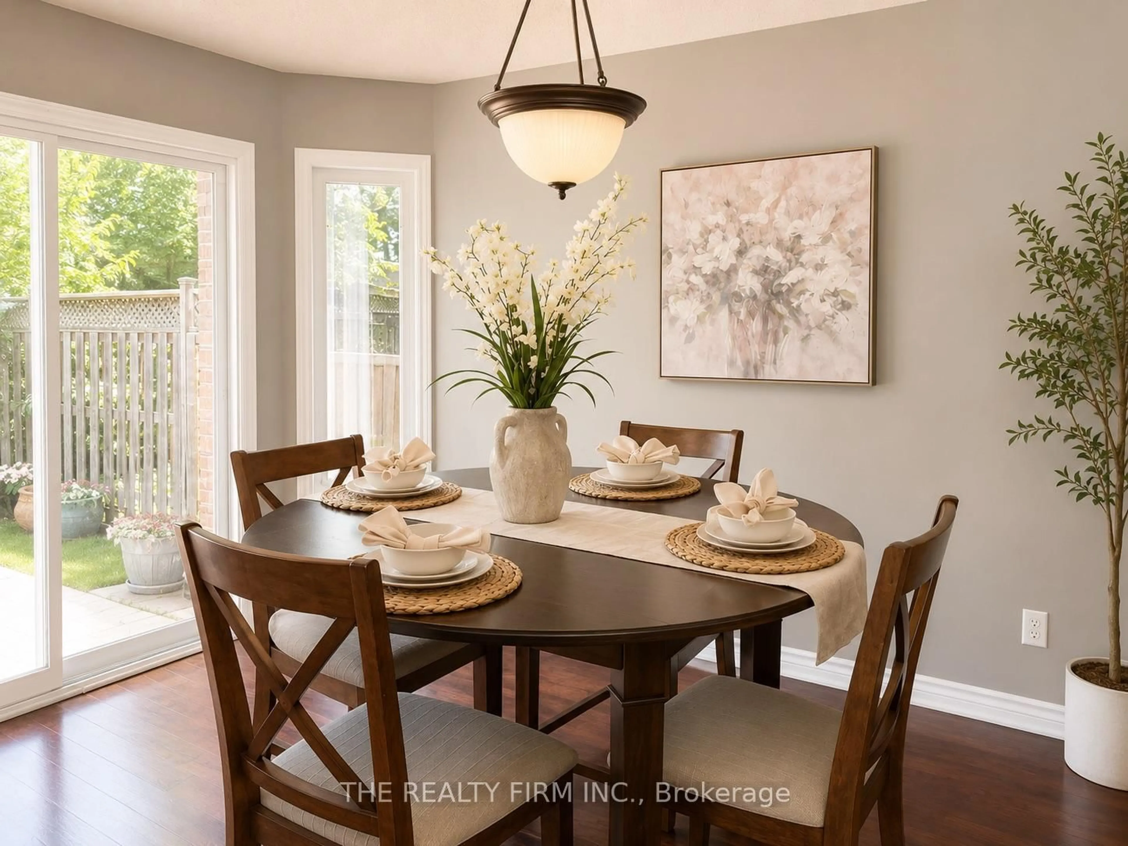 Dining room, wood/laminate floor for 789 Fieldgate Circ, London East Ontario N5V 5E7
