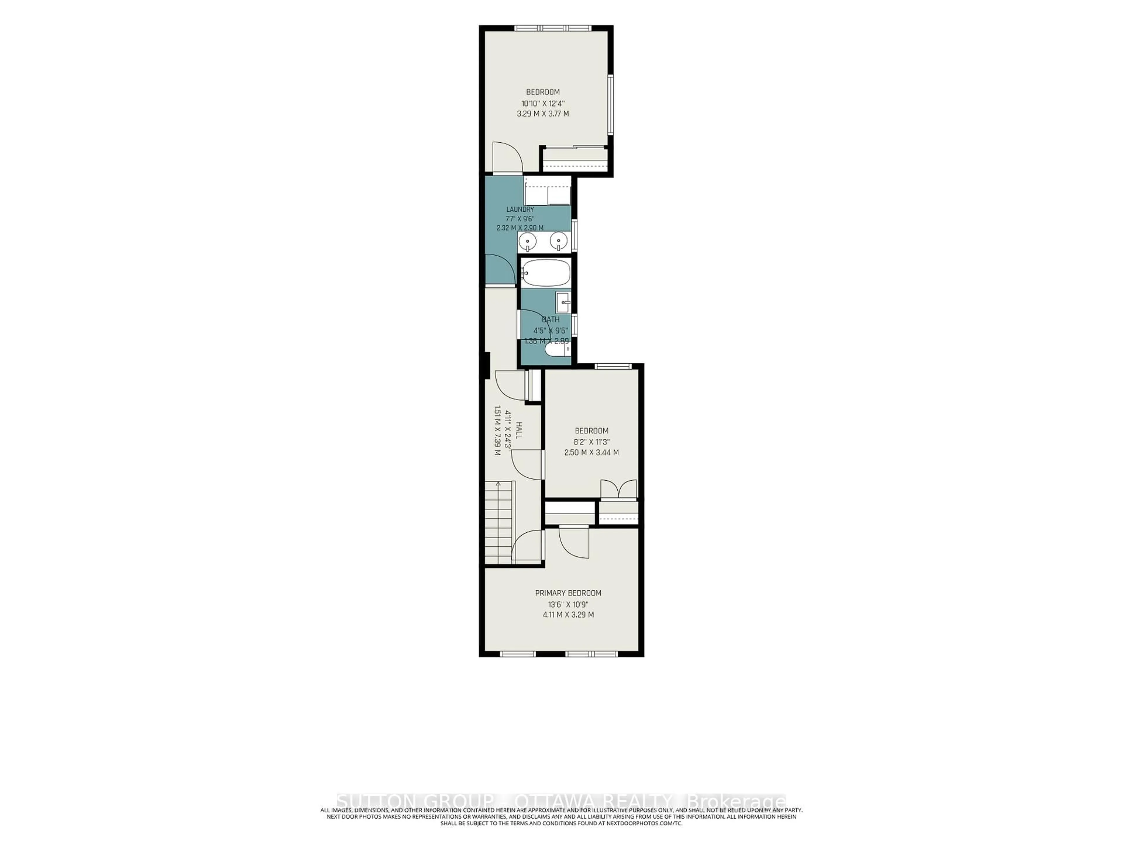 Floor plan for 279 Cambridge St, Ottawa Ontario K1R 7B1