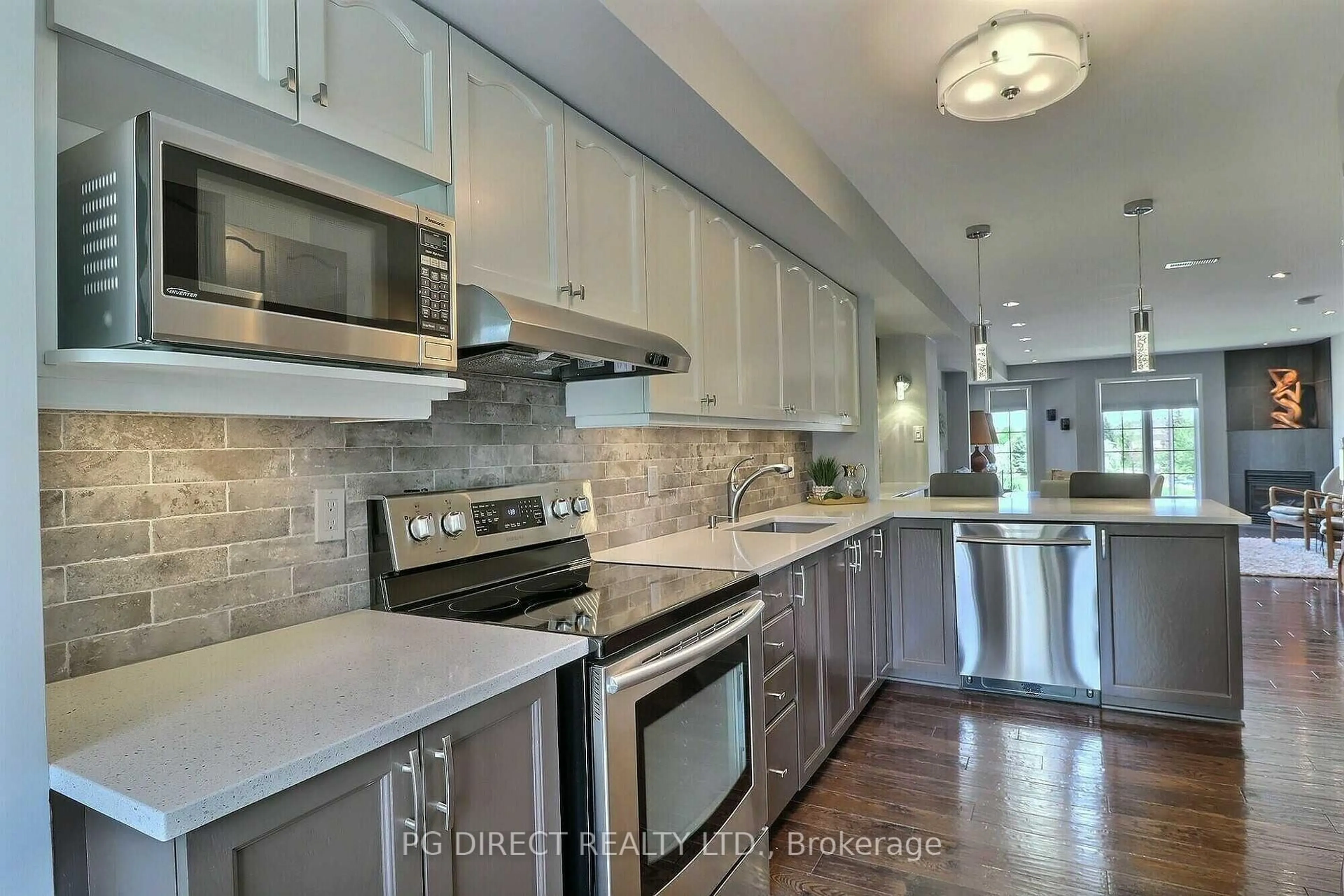 Open concept kitchen, ceramic/tile floor for 845 Longfields Dr, Ottawa Ontario K2J 5N2