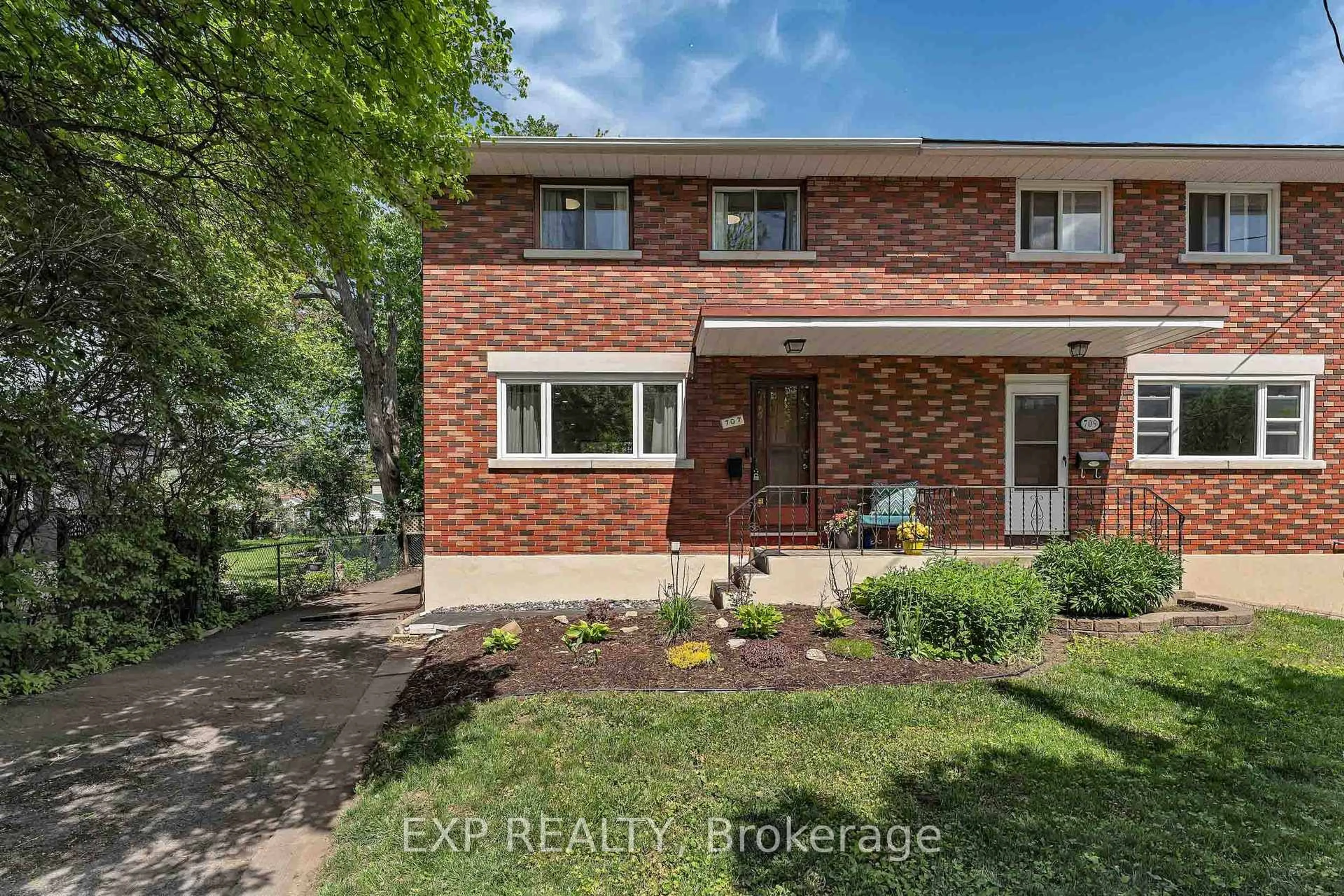 Home with brick exterior material, street for 707 Roosevelt Ave, Ottawa Ontario K2A 2A8