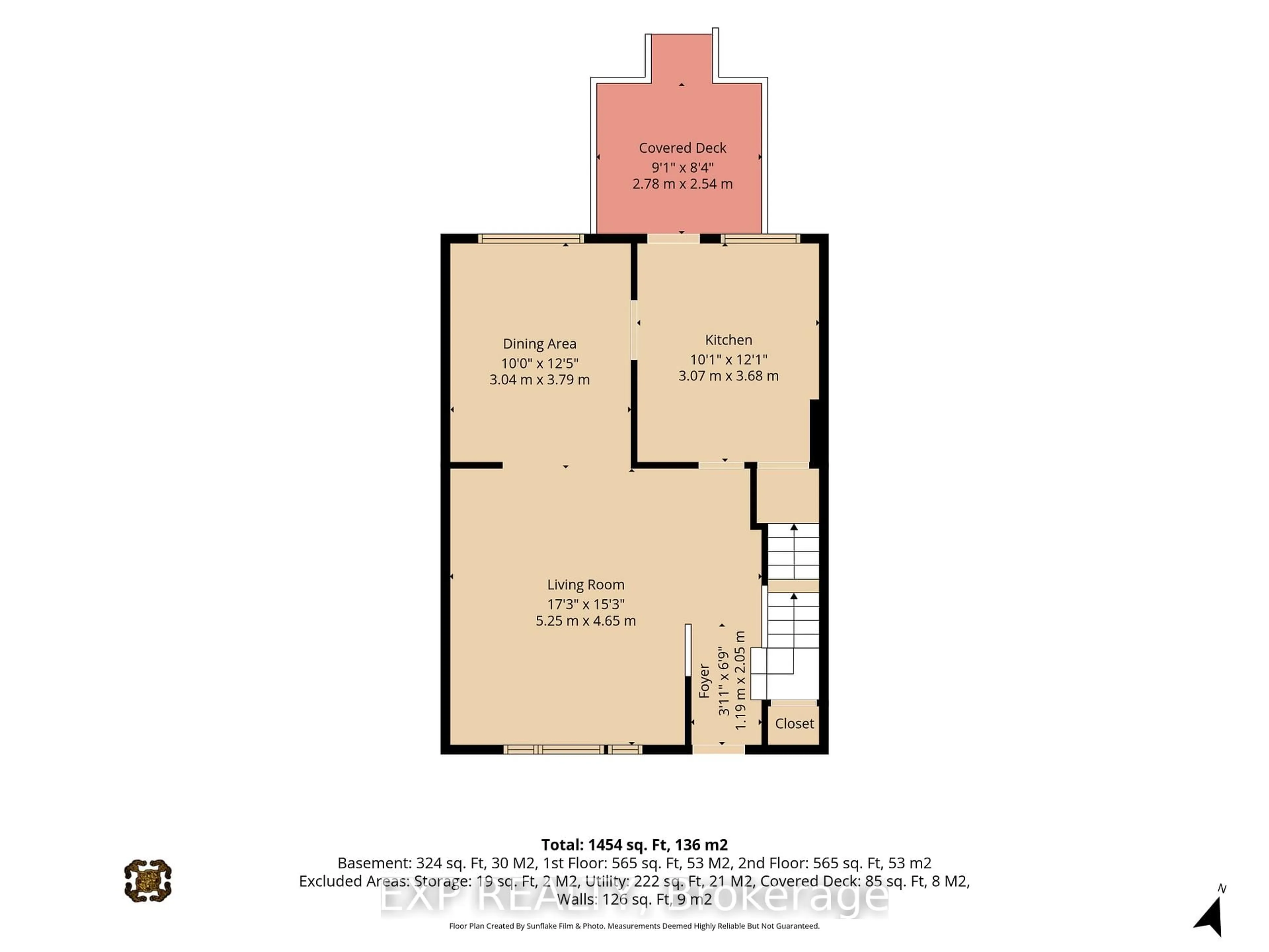 Floor plan for 707 Roosevelt Ave, Ottawa Ontario K2A 2A8