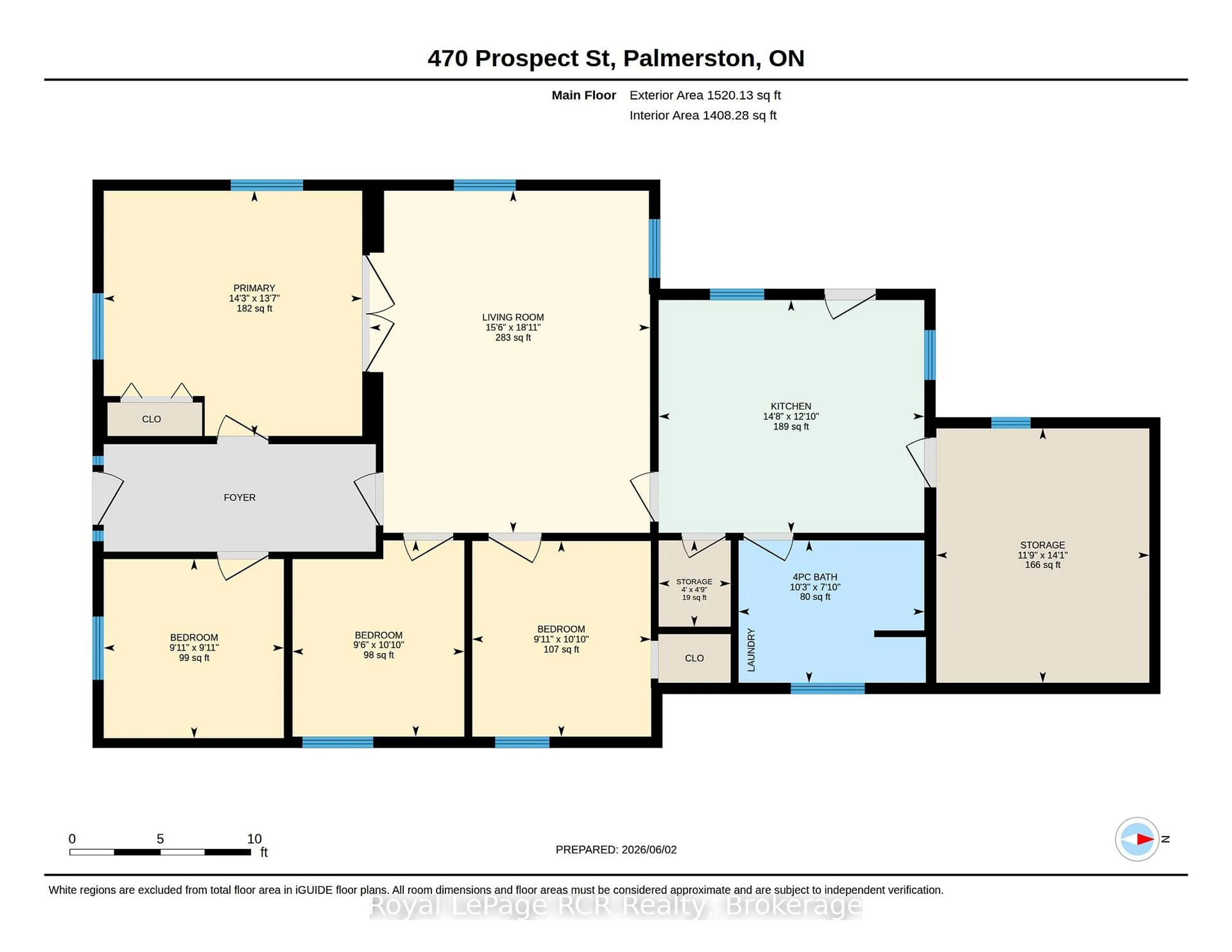 Floor plan for 470 Prospect St, Minto Ontario N0G 2P0