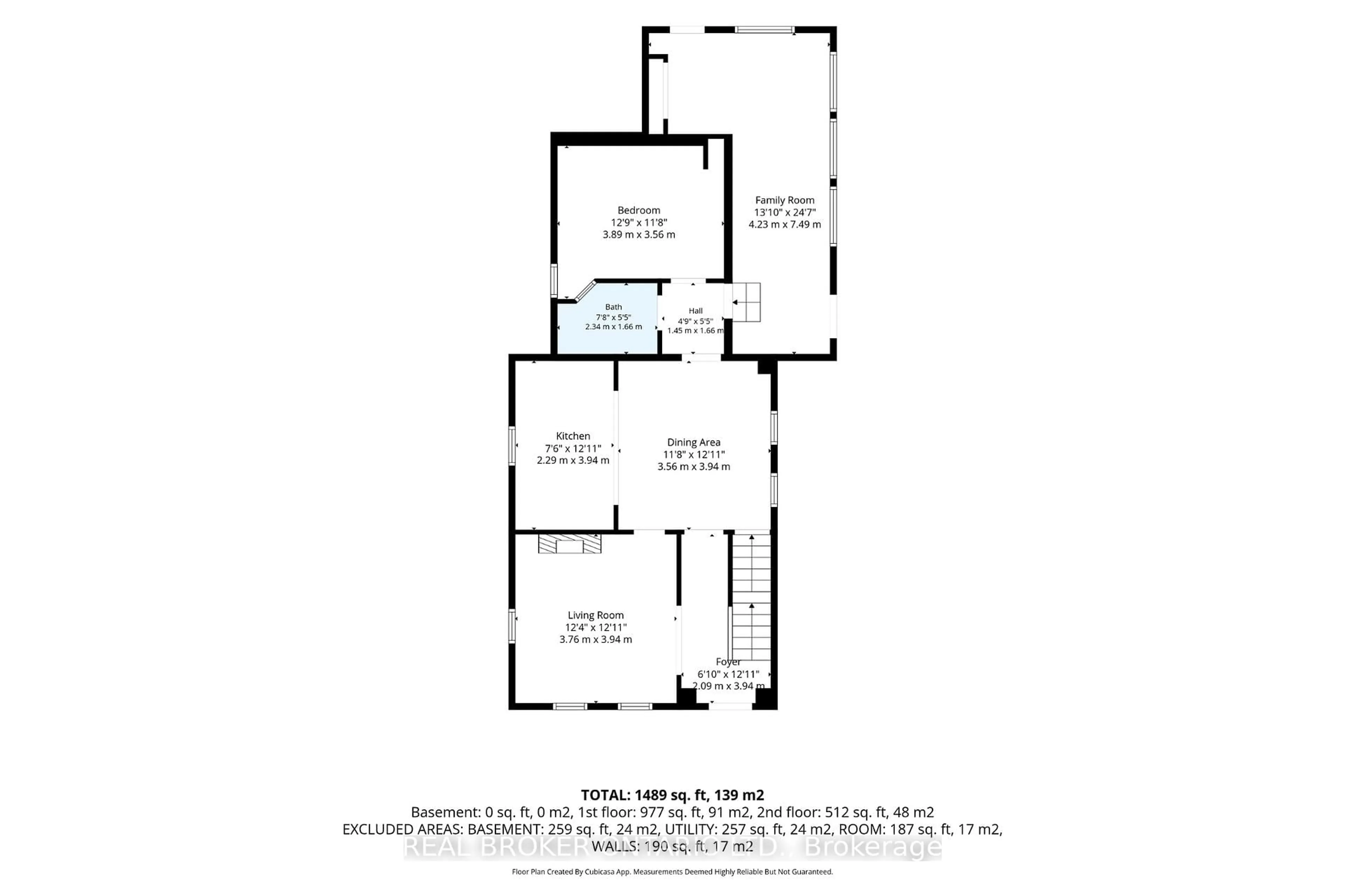Floor plan for 440 Duke St, Kitchener Ontario N2H 3Y8