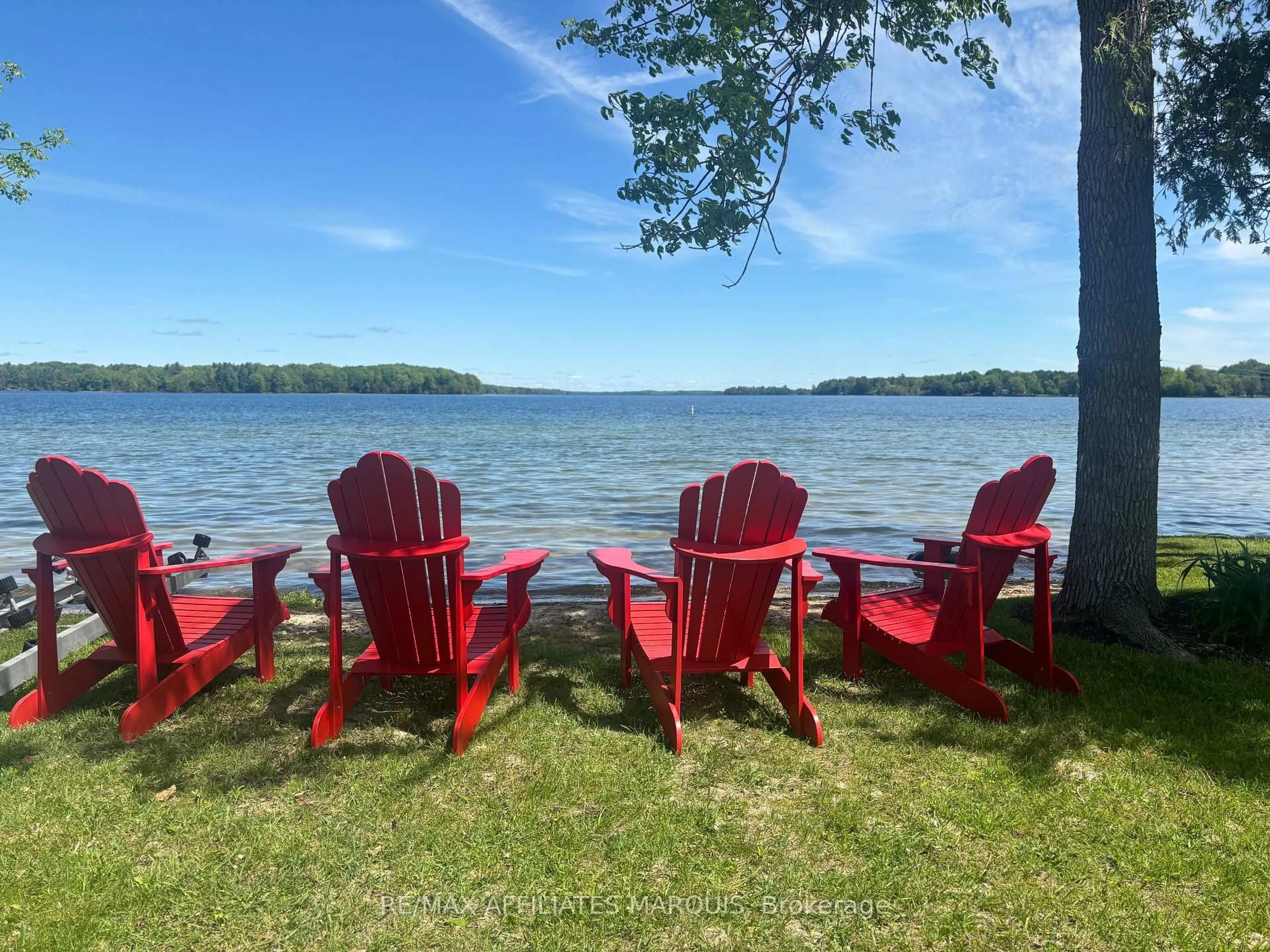 Patio, water/lake/river/ocean view for #66 R48 Private, Rideau Lakes Ontario K0G 1V0