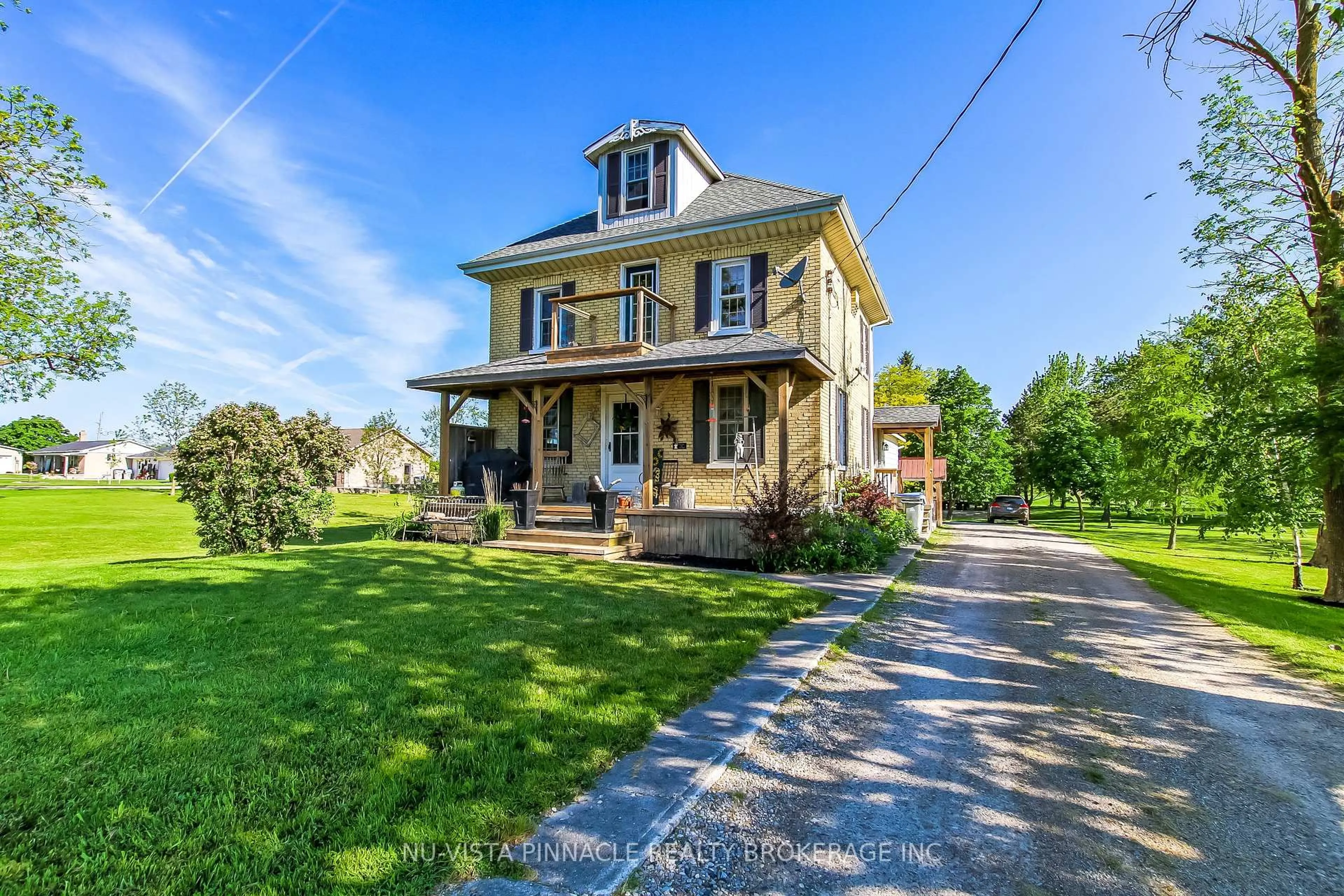 A pic from outside/outdoor area/front of a property/back of a property/a pic from drone, street for 4378 Mcgillivray Dr, North Middlesex Ontario N0M 1A0