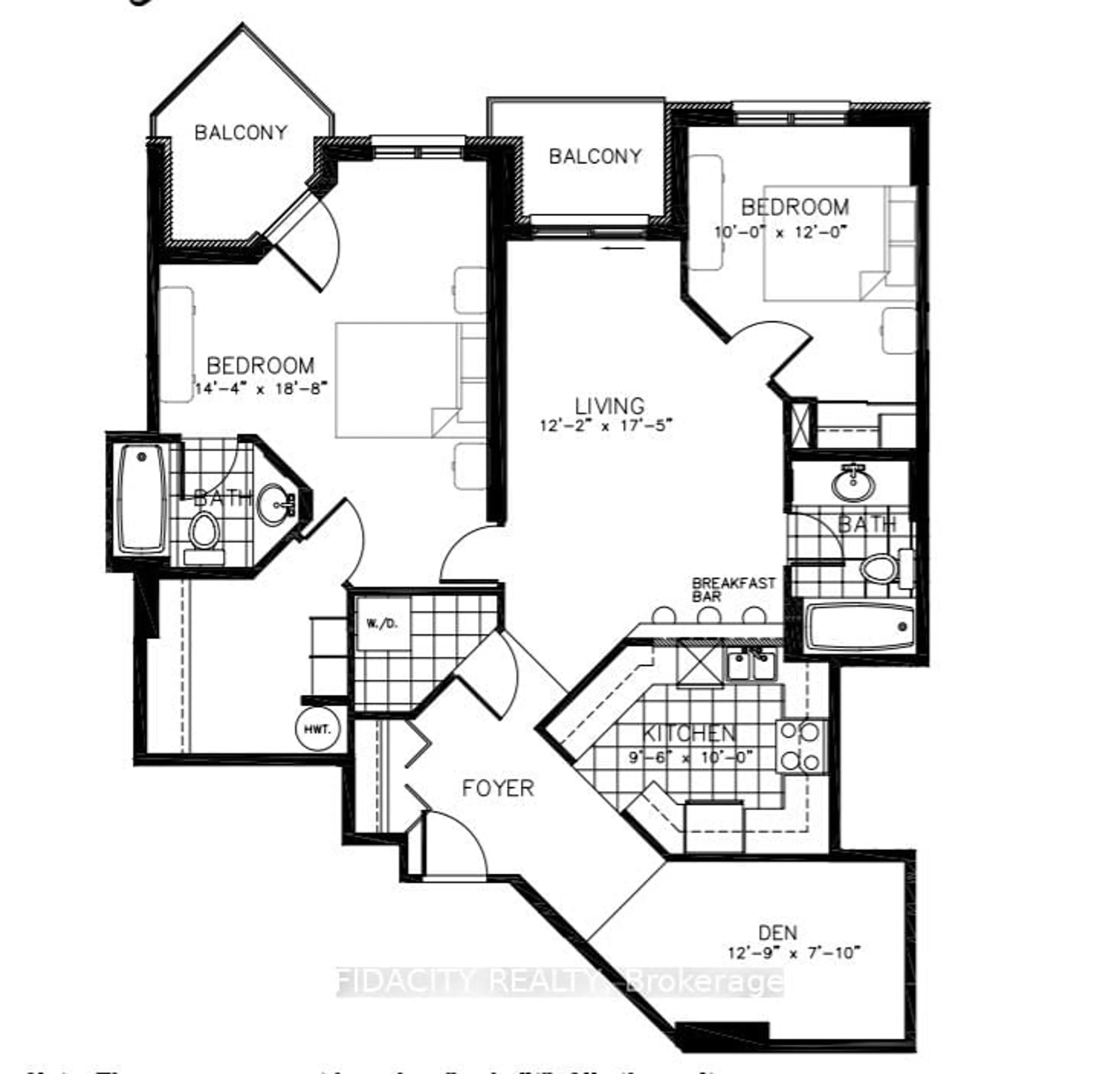 Floor plan for 310 Central Park Dr #8A, Ottawa Ontario K2C 4G4