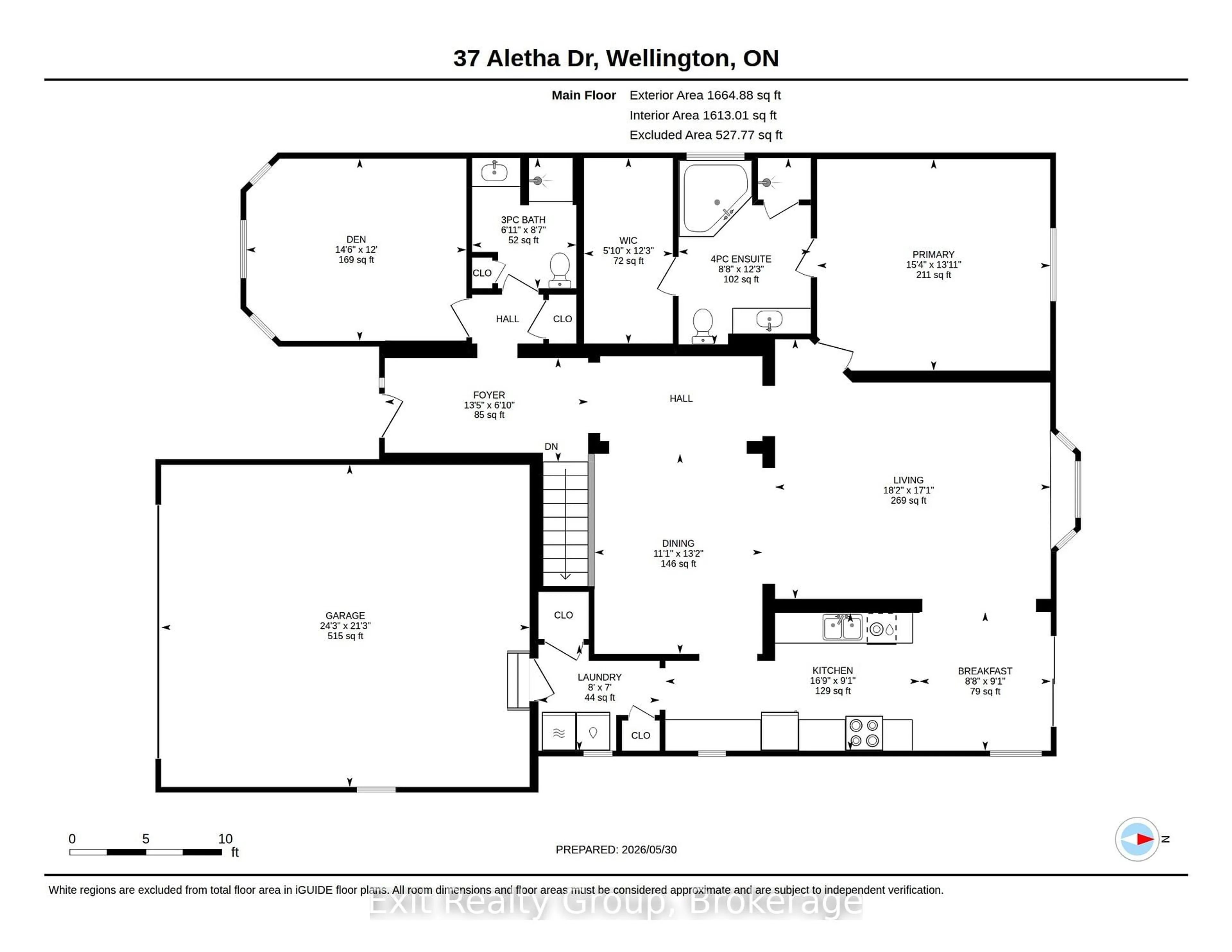 Floor plan for 37 Aletha Dr, Prince Edward County Ontario K0K 3L0