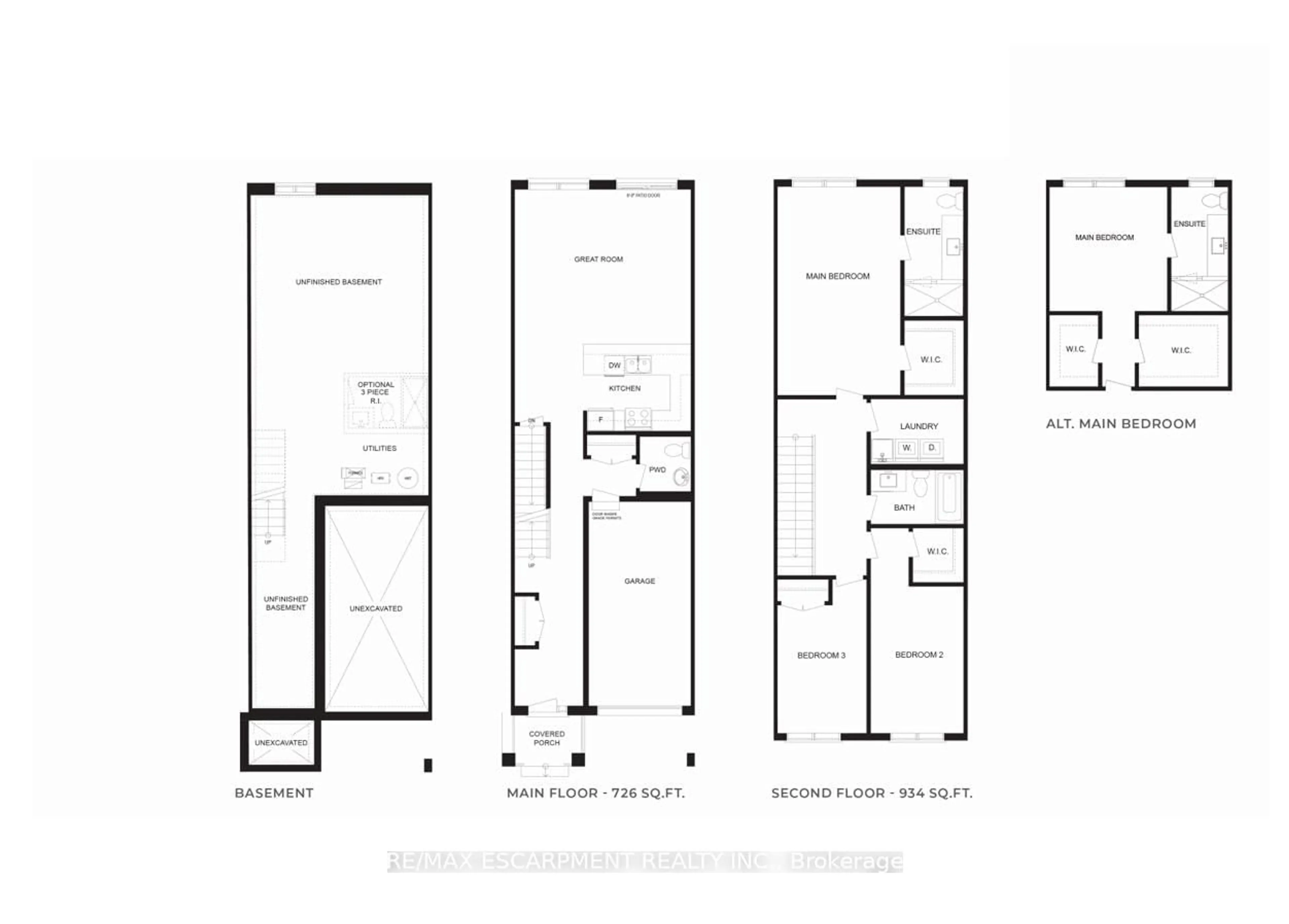 Floor plan for 22 ELITE Cres #66, Haldimand Ontario N3W 1E4