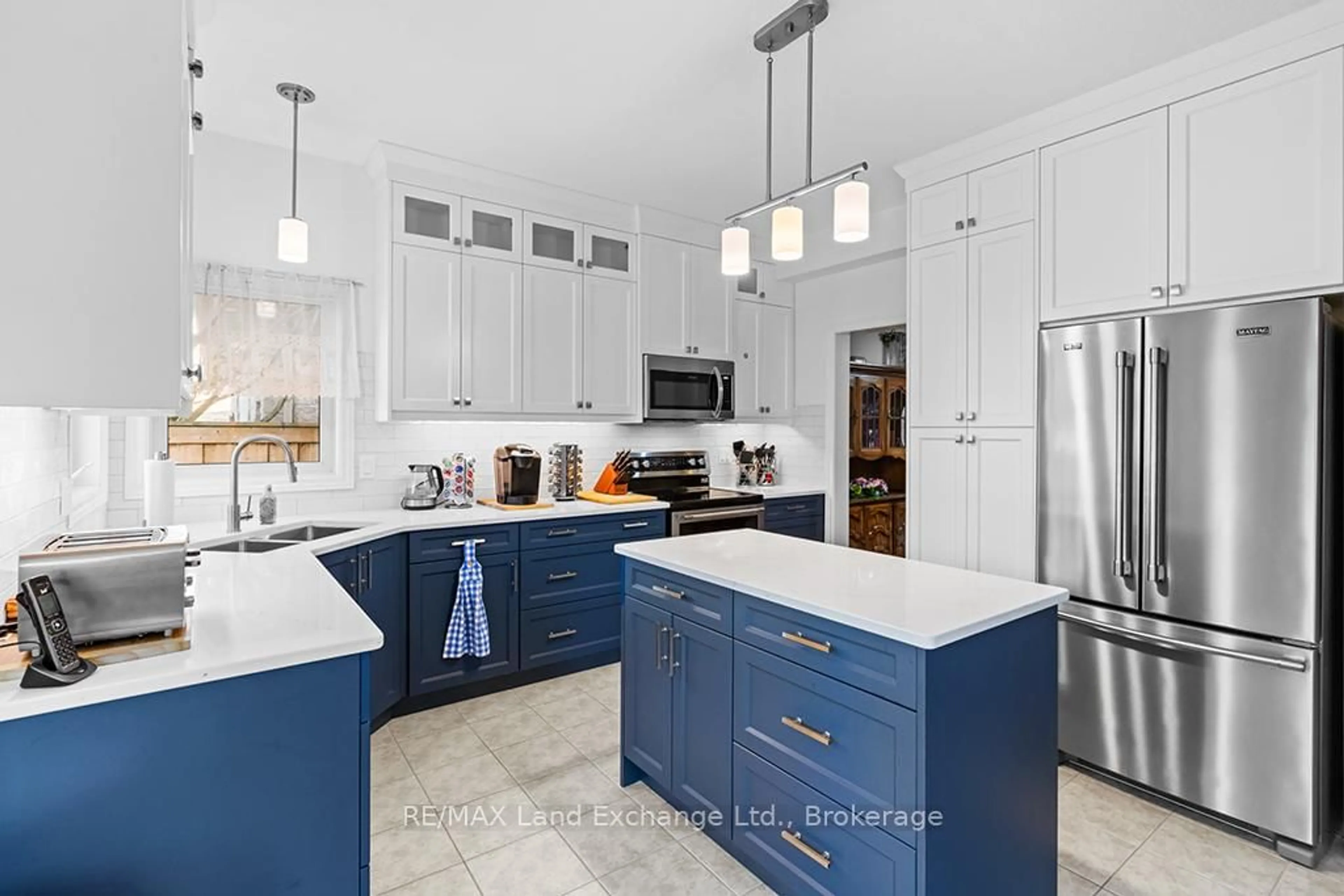 Contemporary kitchen, ceramic/tile floor for 251 Sandy Acres Rd, Saugeen Shores Ontario N0H 2C2
