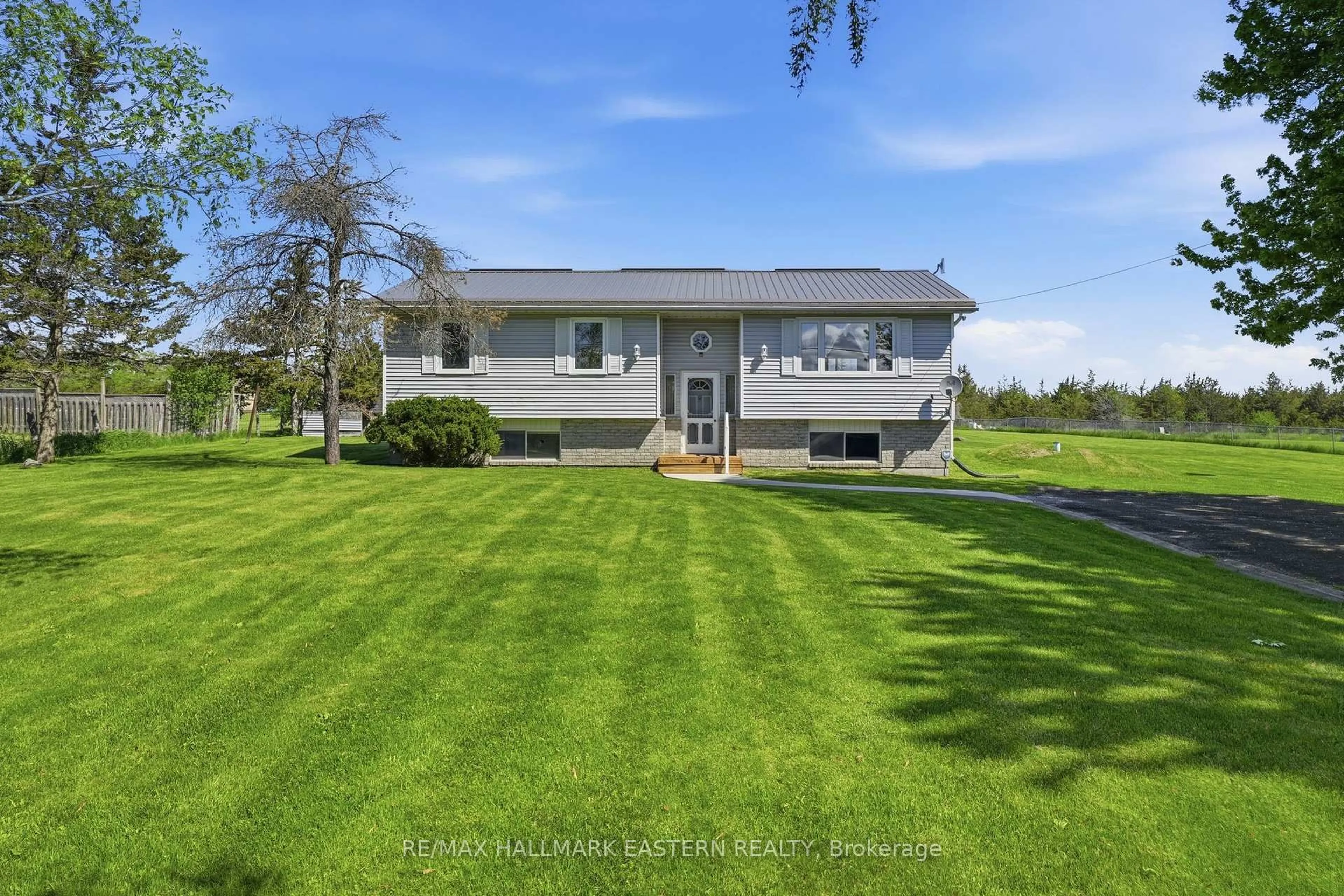 A pic from outside/outdoor area/front of a property/back of a property/a pic from drone, water/lake/river/ocean view for 387 Hinchey Rd, Shannonville Ontario K0K 3A0