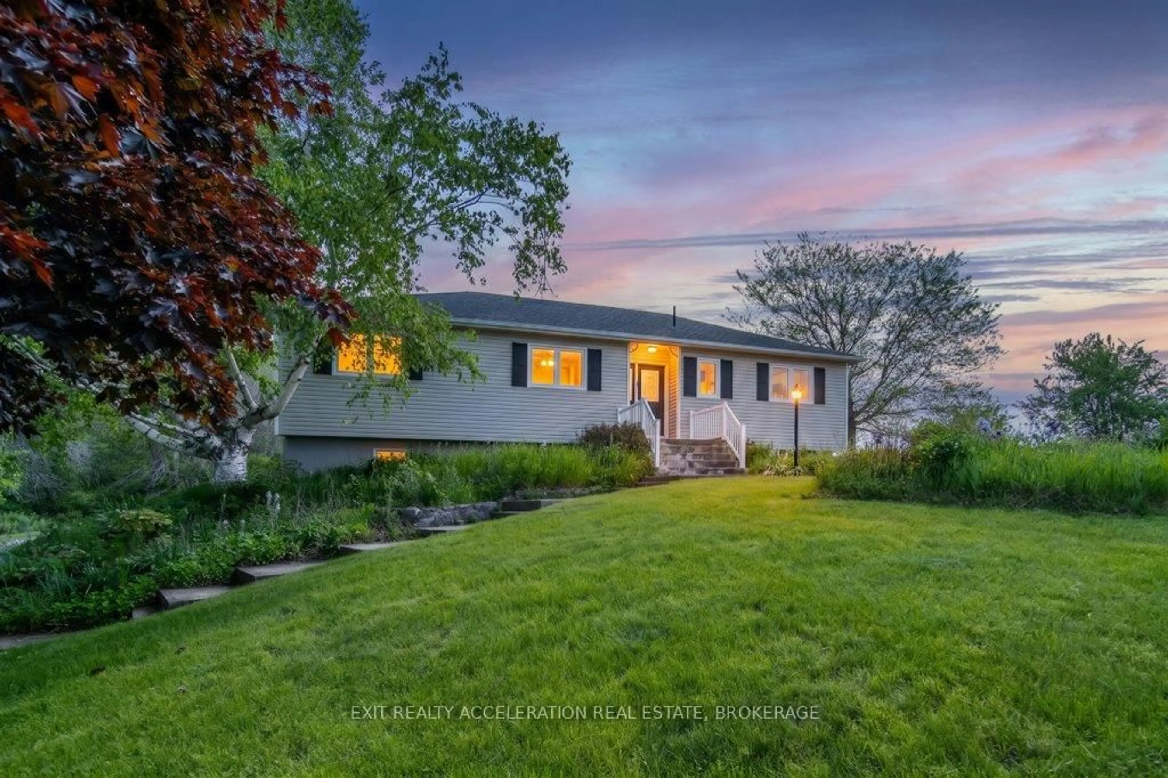 A pic from outside/outdoor area/front of a property/back of a property/a pic from drone, street for 1225 Townline Rd, Napanee Ontario K7R 3K6