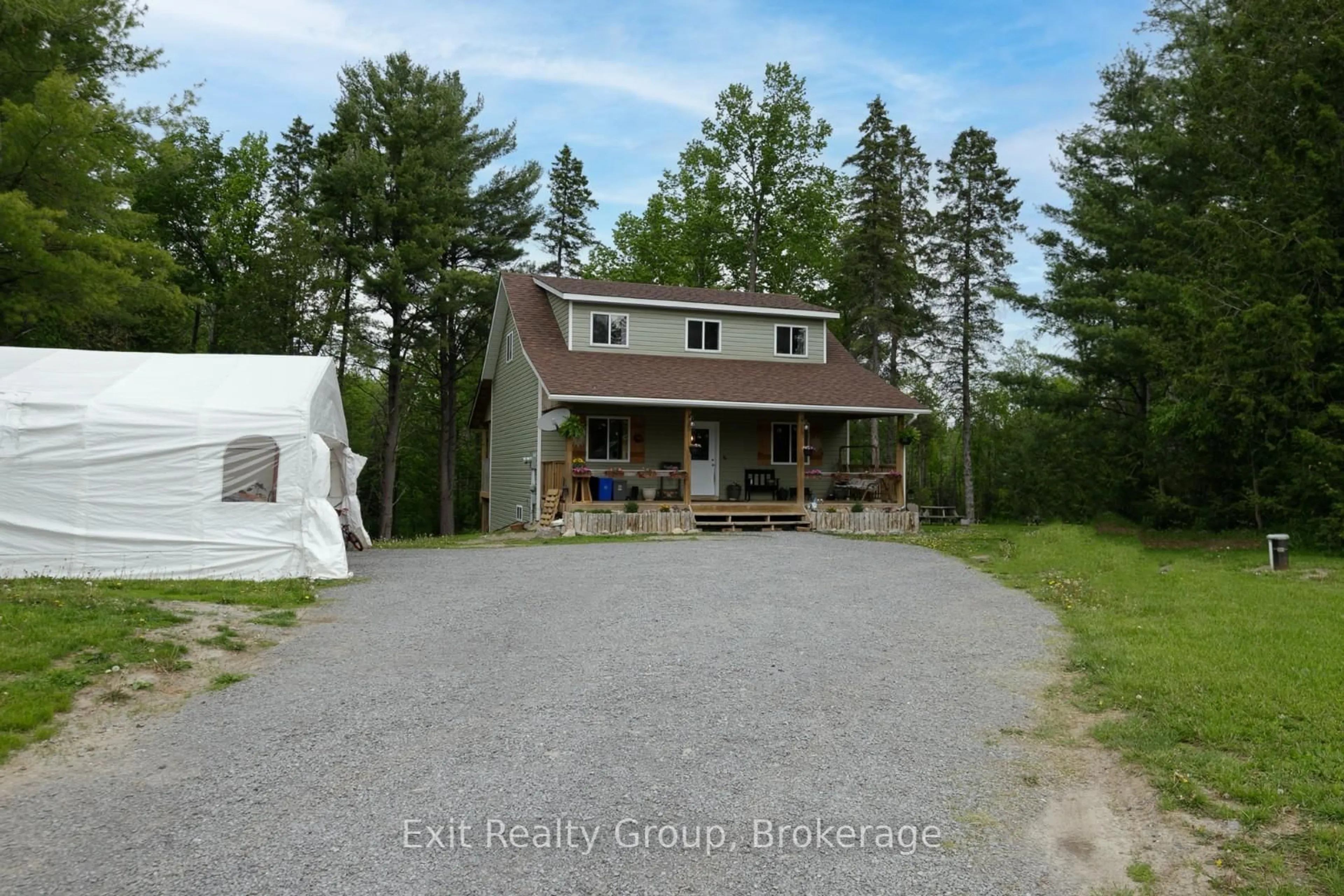 A pic from outside/outdoor area/front of a property/back of a property/a pic from drone, unknown for 5084 Stirling Marmora Rd, Stirling-Rawdon Ontario K0K 3C0