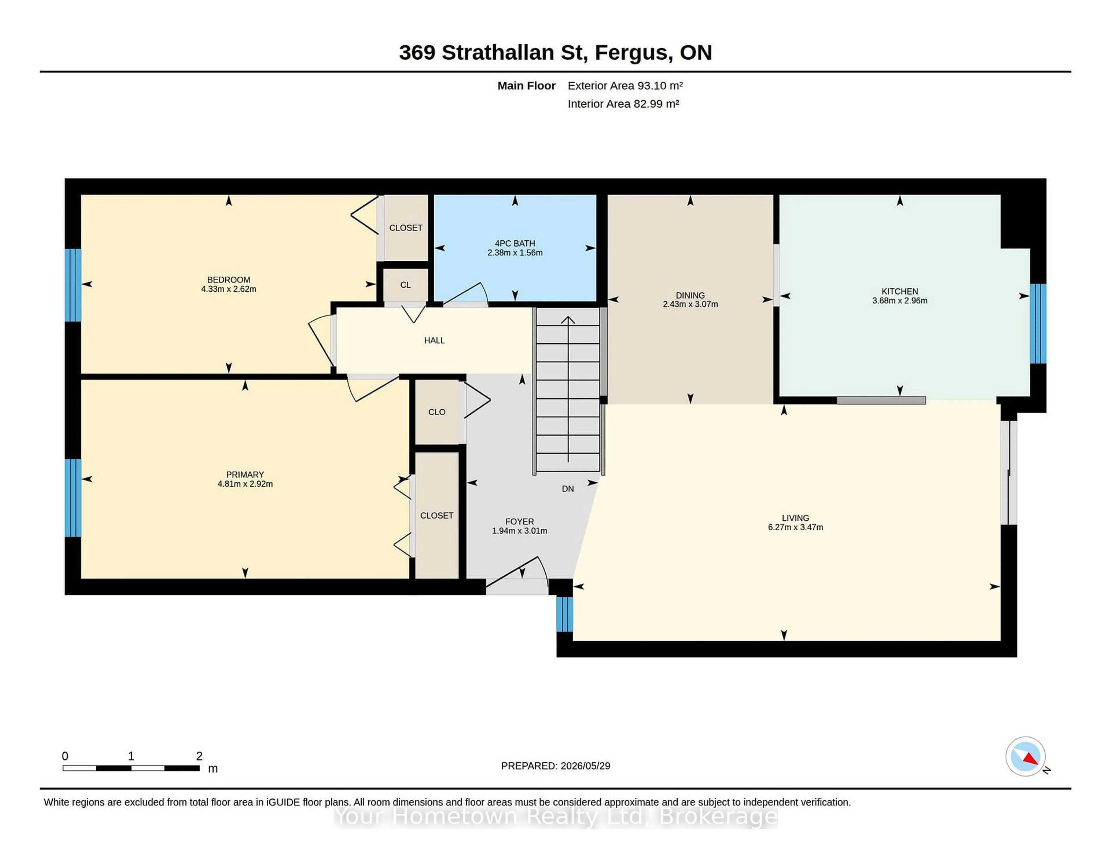 Floor plan for 369 Strathallan St, Centre Wellington Ontario N1M 3K8