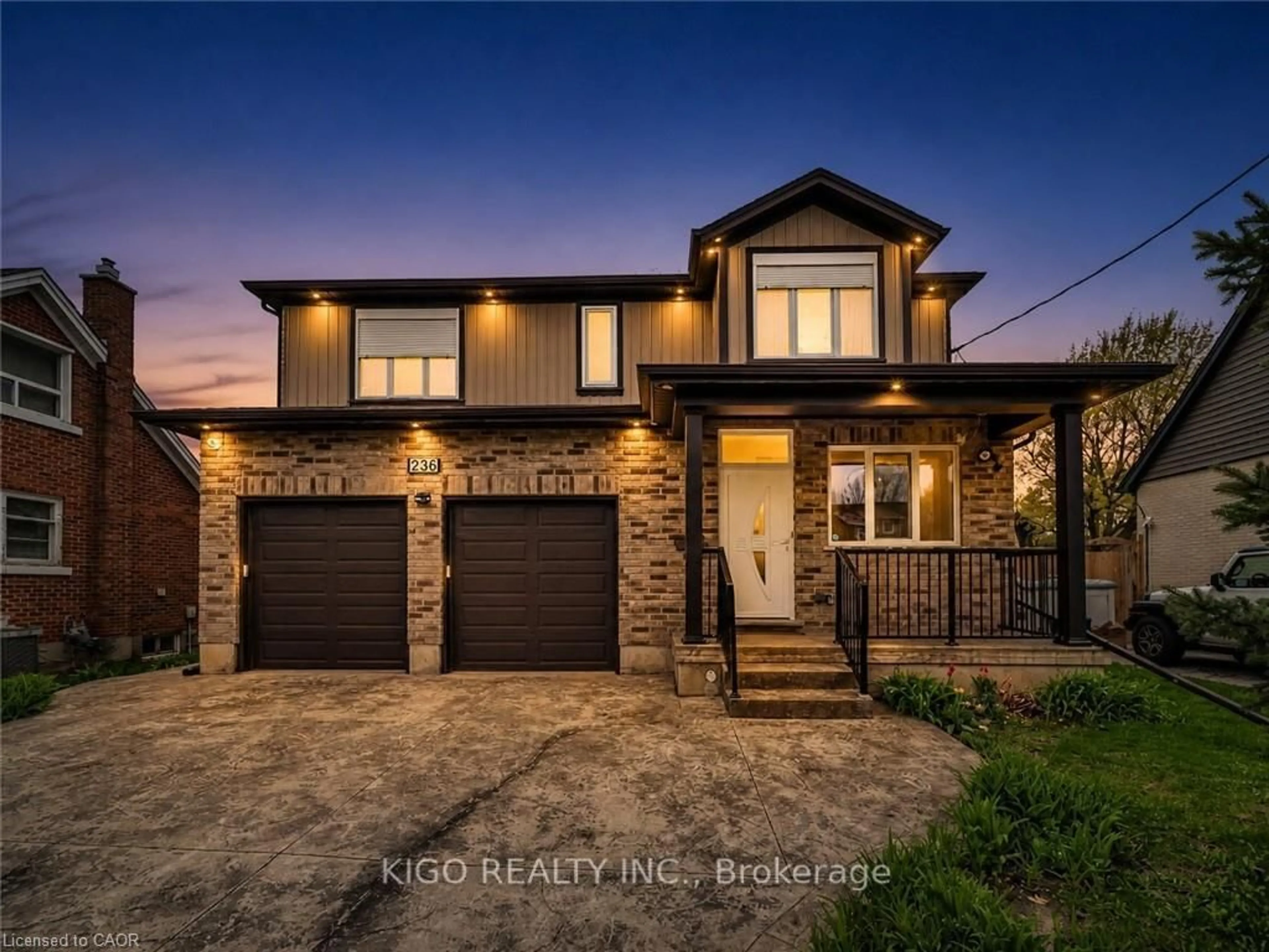 Home with brick exterior material, street for 236 Neilson Ave, Waterloo Ontario N2J 2M3