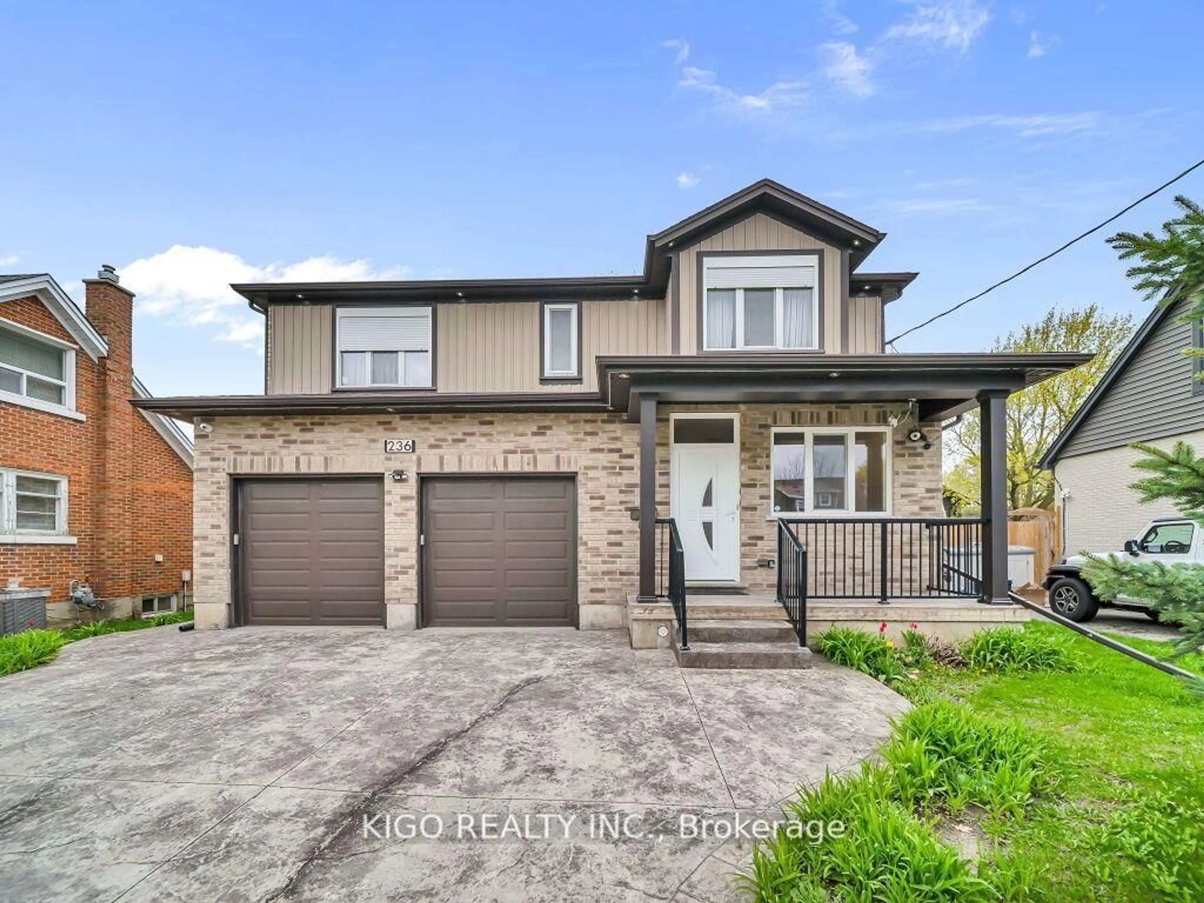 Home with brick exterior material, street for 236 Neilson Ave, Waterloo Ontario N2J 2M3