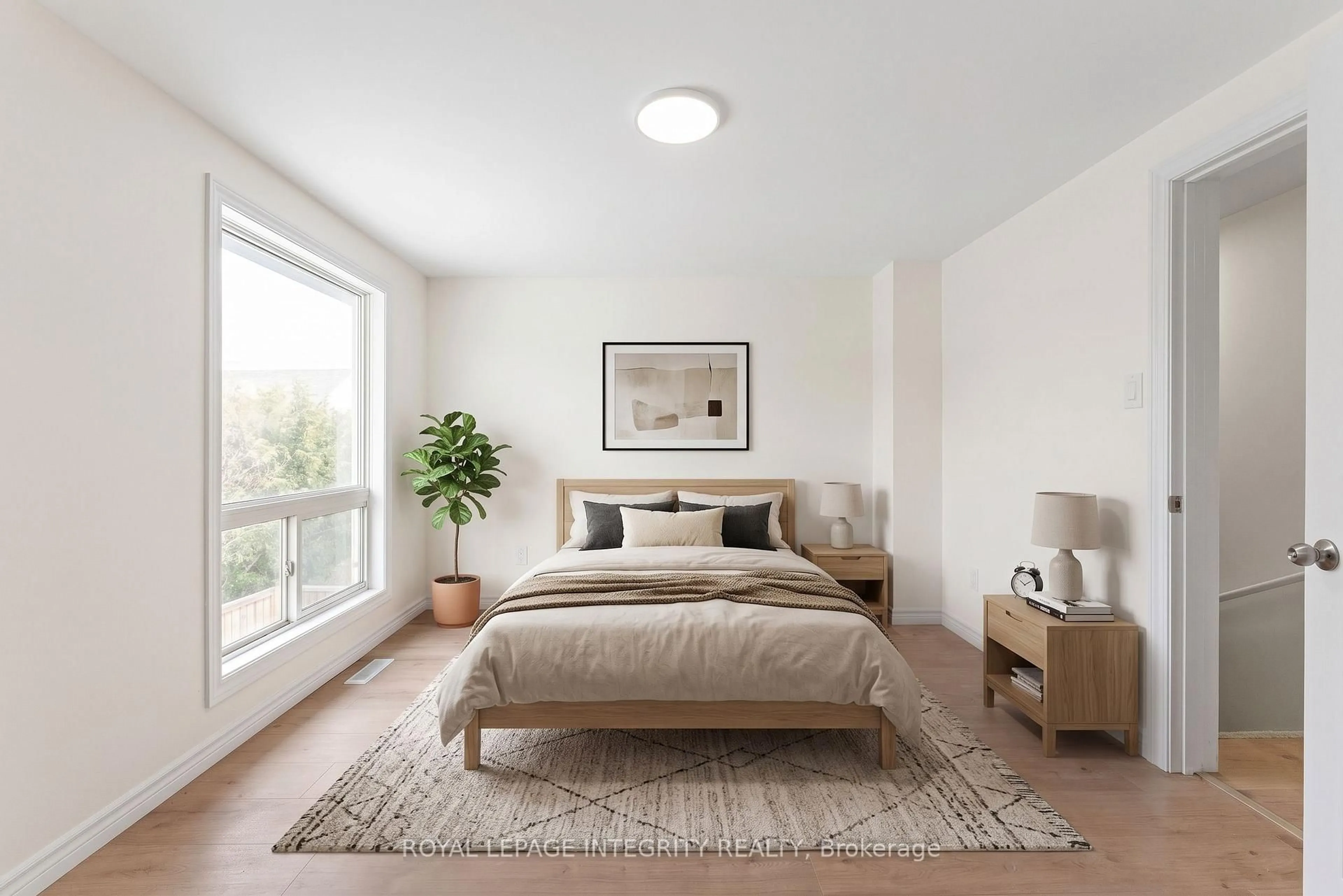Bedroom with bed, unknown for 1414 Foxwell St #6, Ottawa Ontario K1B 5J4