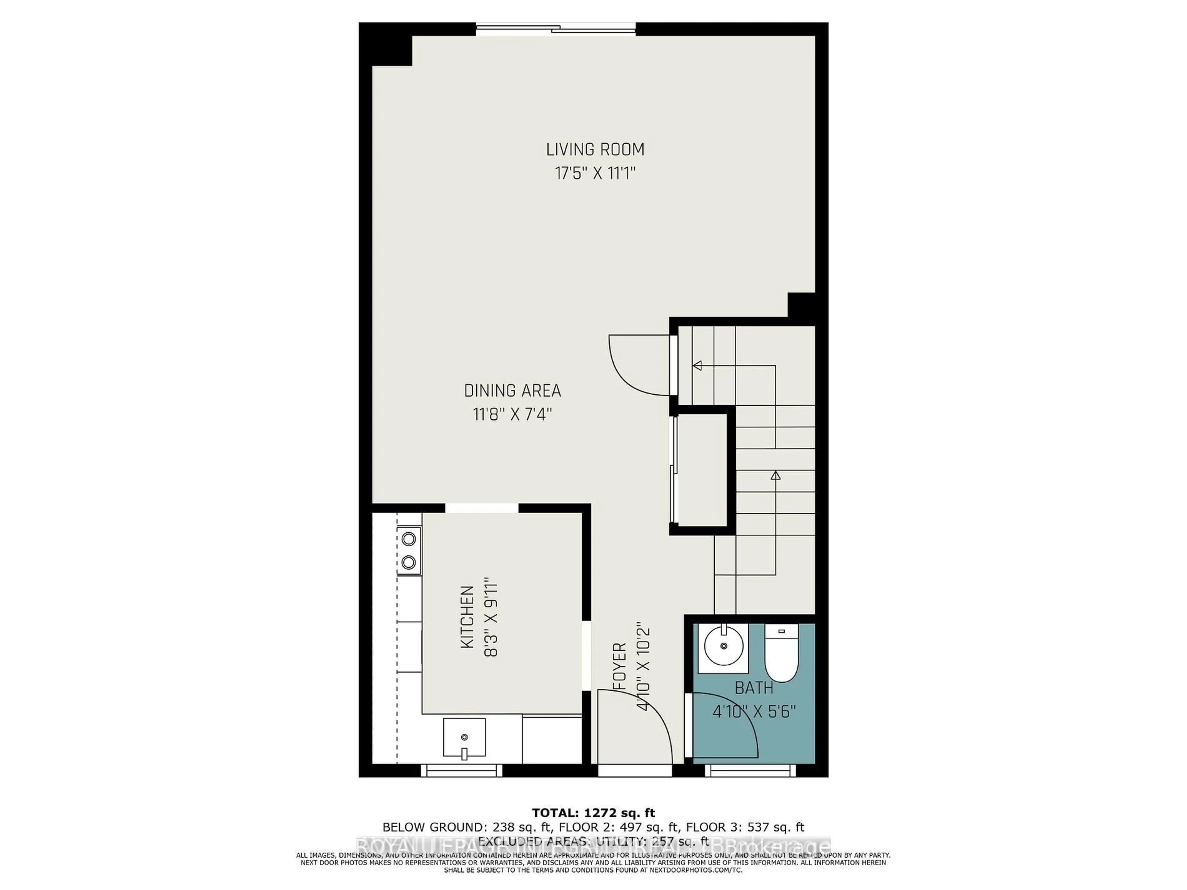 Floor plan for 1414 Foxwell St #6, Ottawa Ontario K1B 5J4
