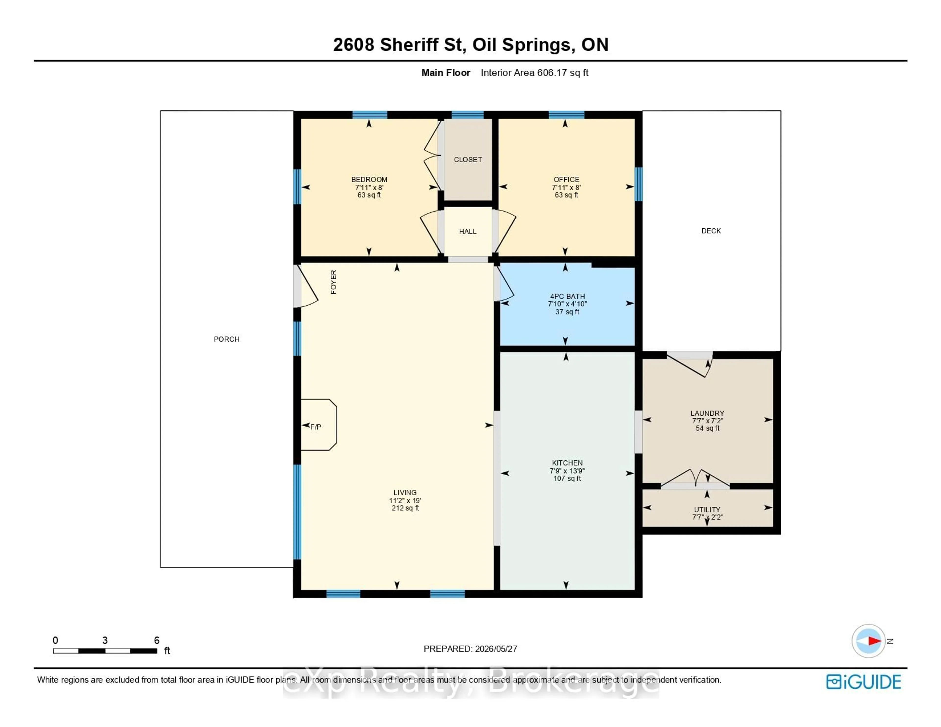 Floor plan for 2608 Sheriff St, Oil Springs Ontario N0N 1P0