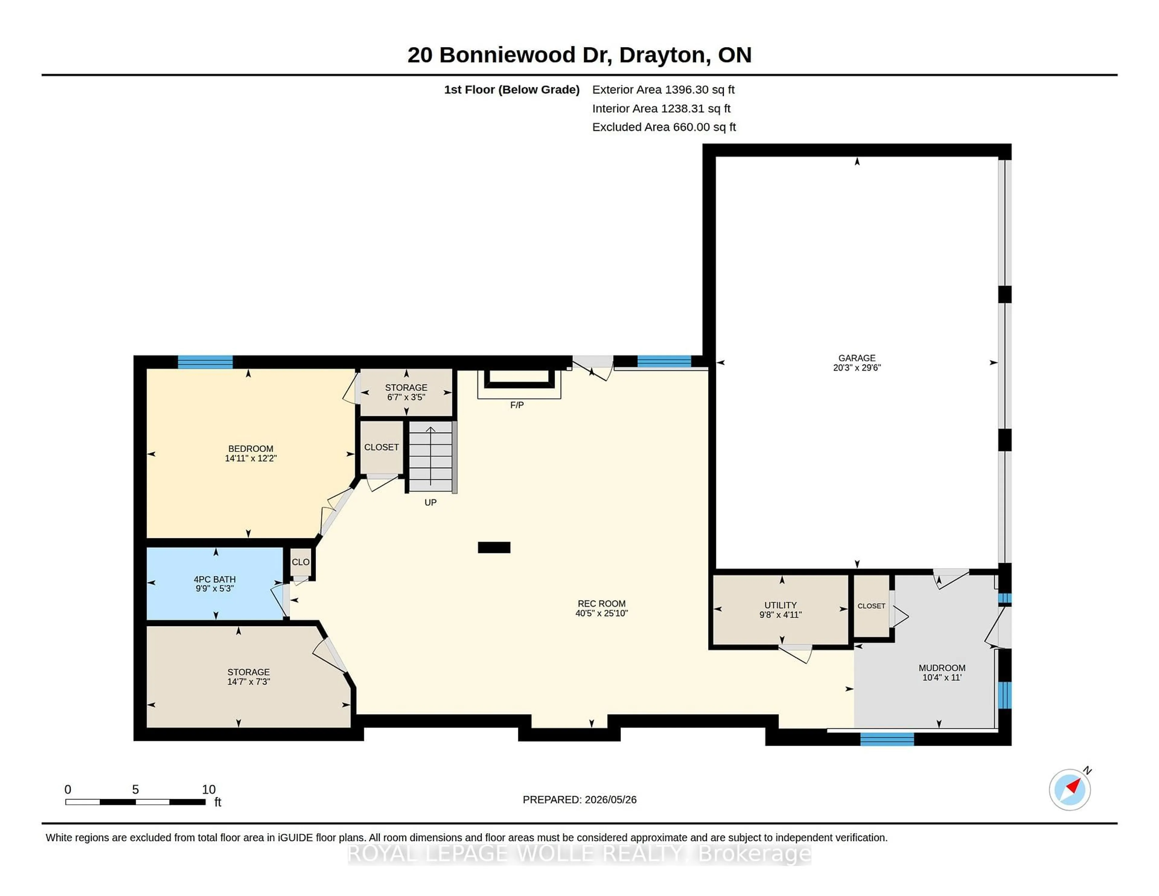 Floor plan for 20 Bonniewood Dr, Mapleton Ontario N0G 1P0