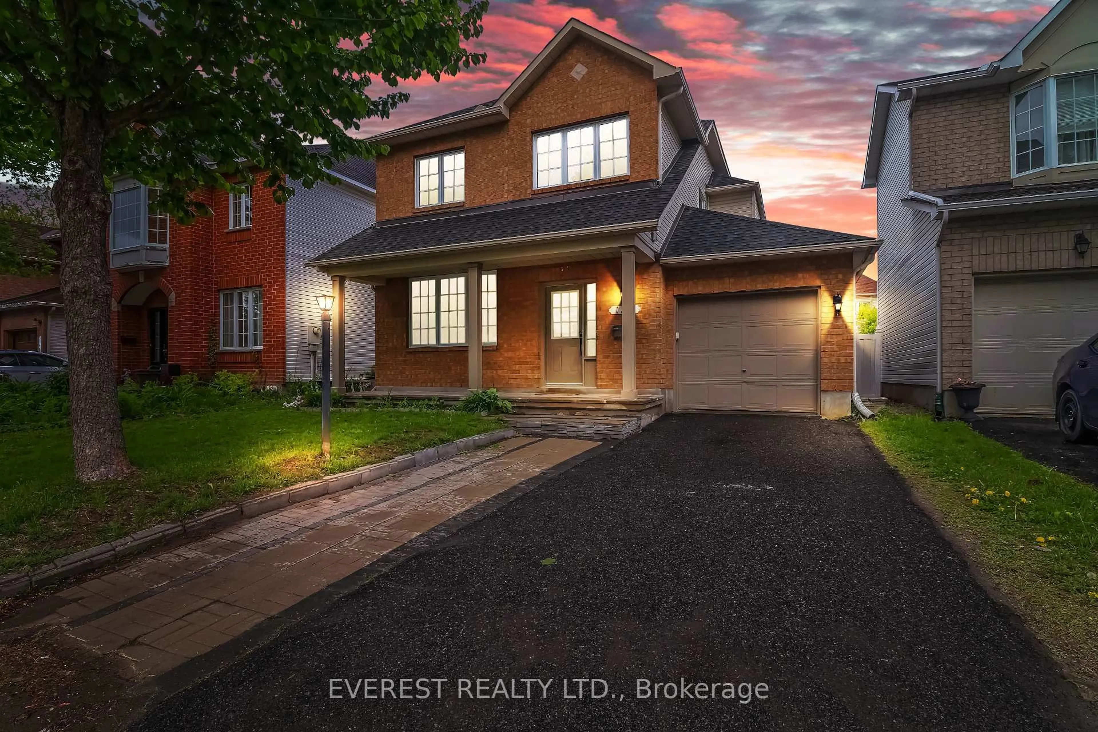 Home with brick exterior material, street for 153 Cresthaven Dr, Ottawa Ontario K2G 6T2
