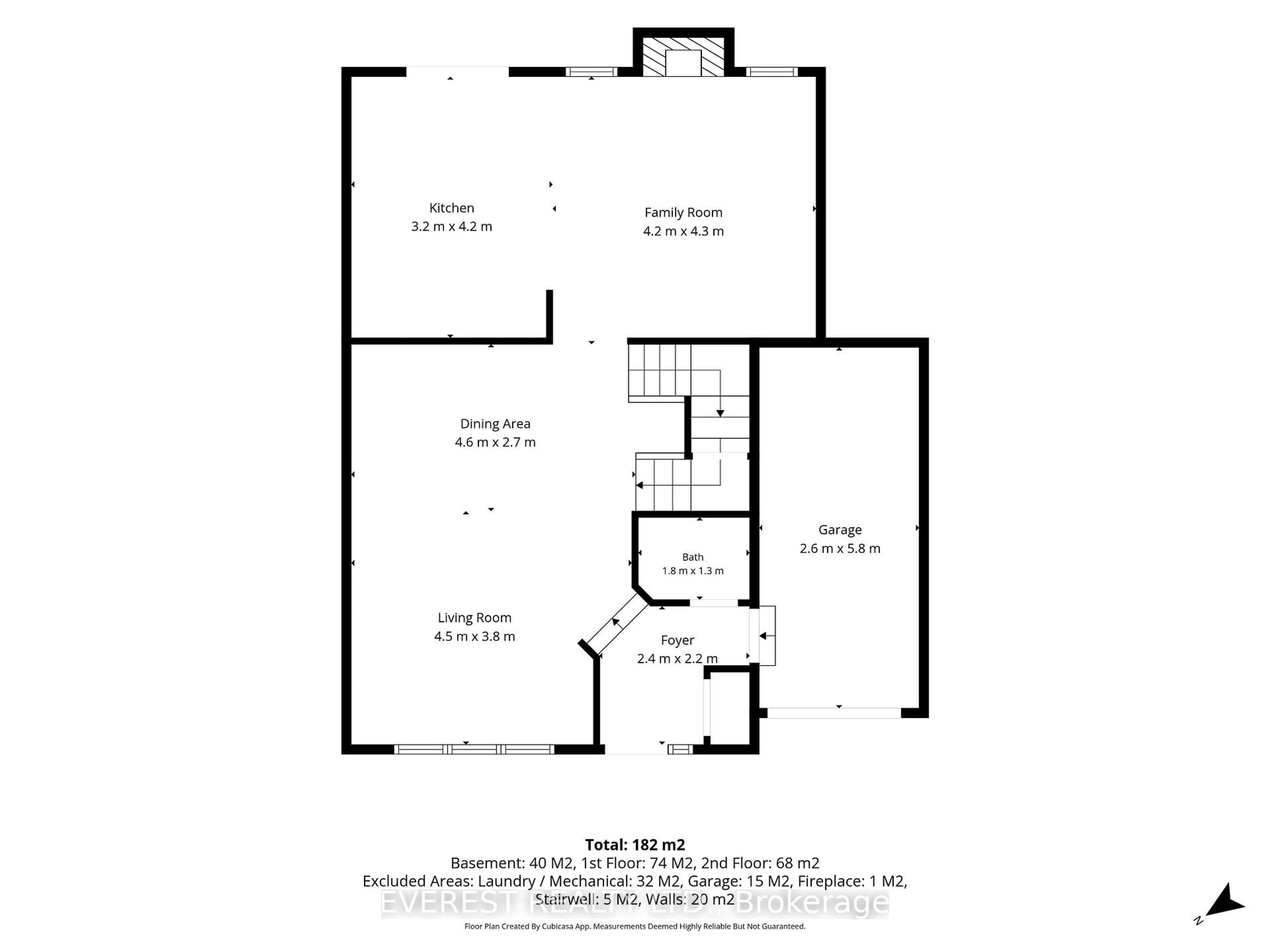 Floor plan for 153 Cresthaven Dr, Ottawa Ontario K2G 6T2