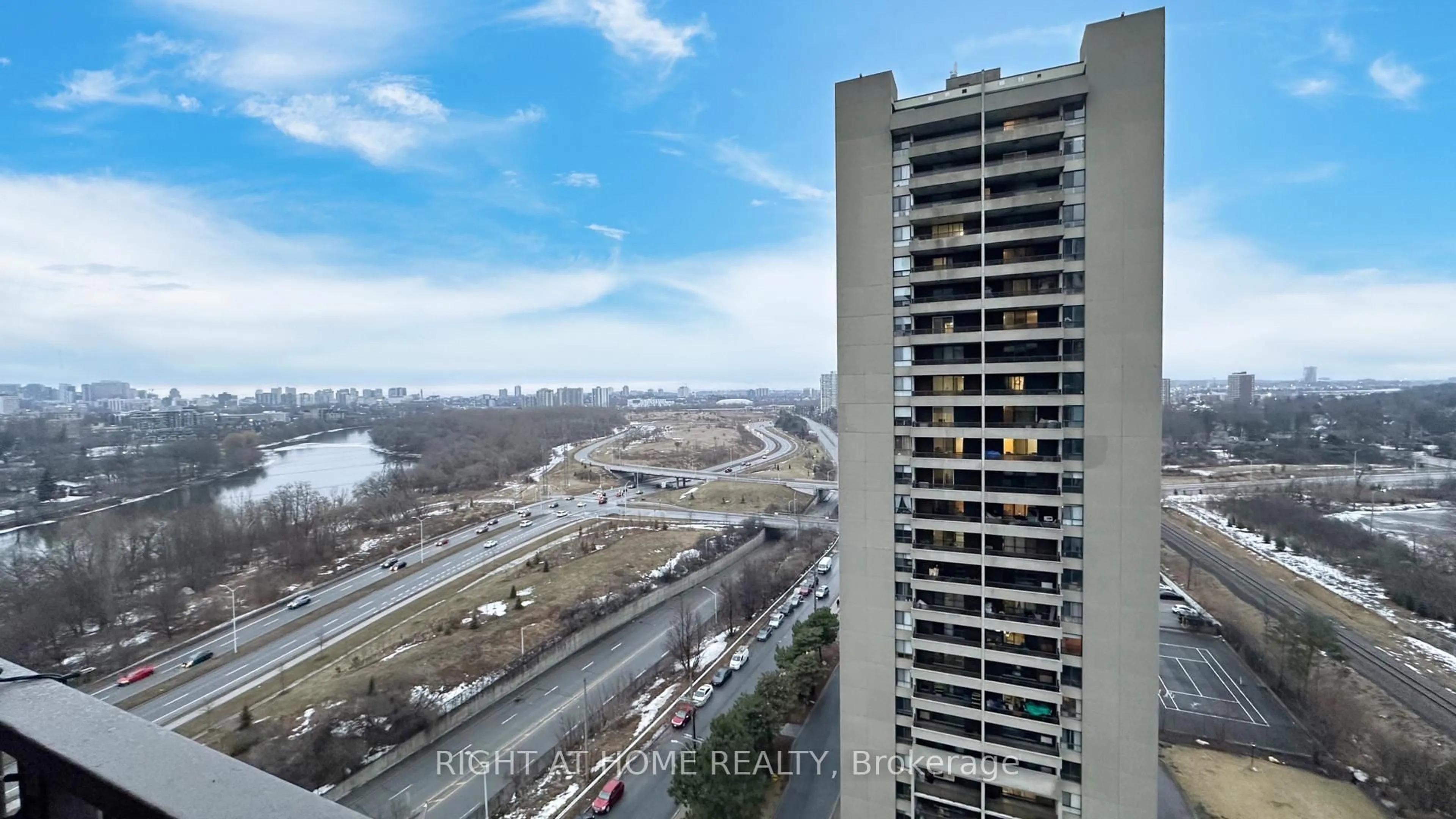 A pic from outside/outdoor area/front of a property/back of a property/a pic from drone, city buildings view from balcony for 1785 Frobisher Lane #2001, Ottawa Ontario K1G 3T7