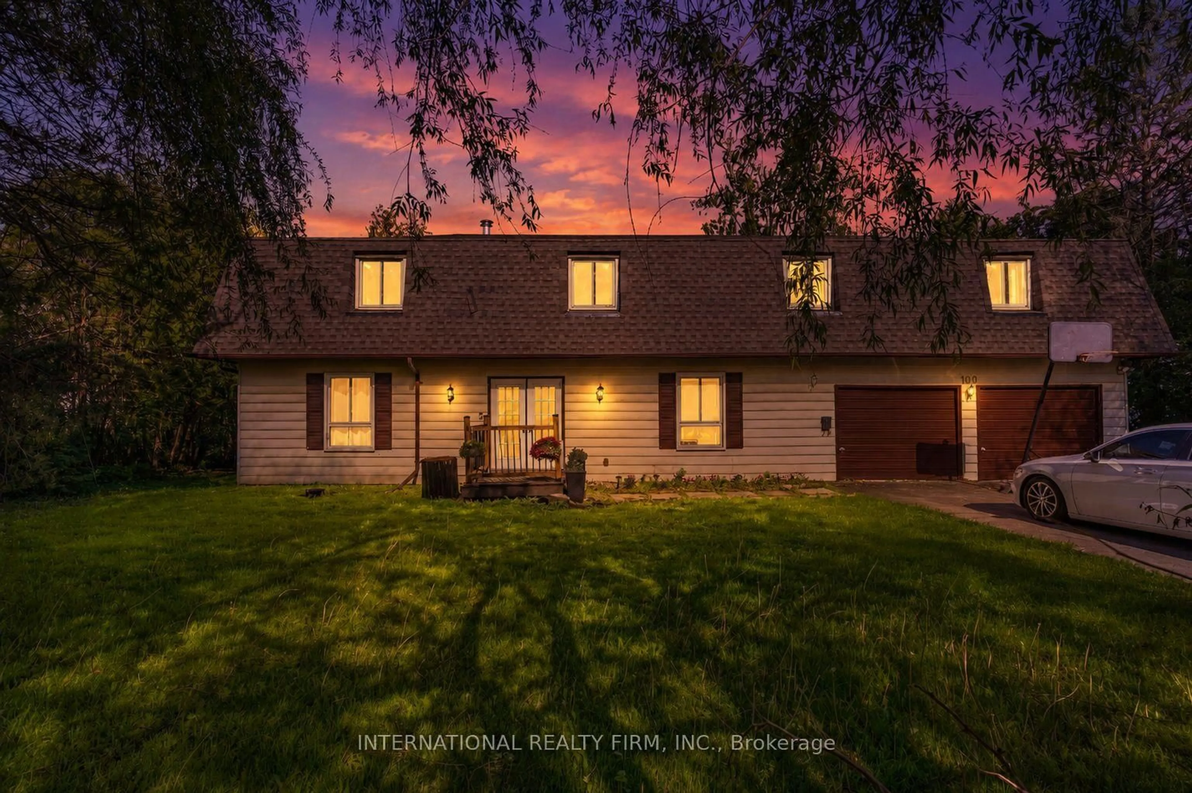 A pic from outside/outdoor area/front of a property/back of a property/a pic from drone, street for 100 O'reilly Lane, Kawartha Lakes Ontario K0M 2C0