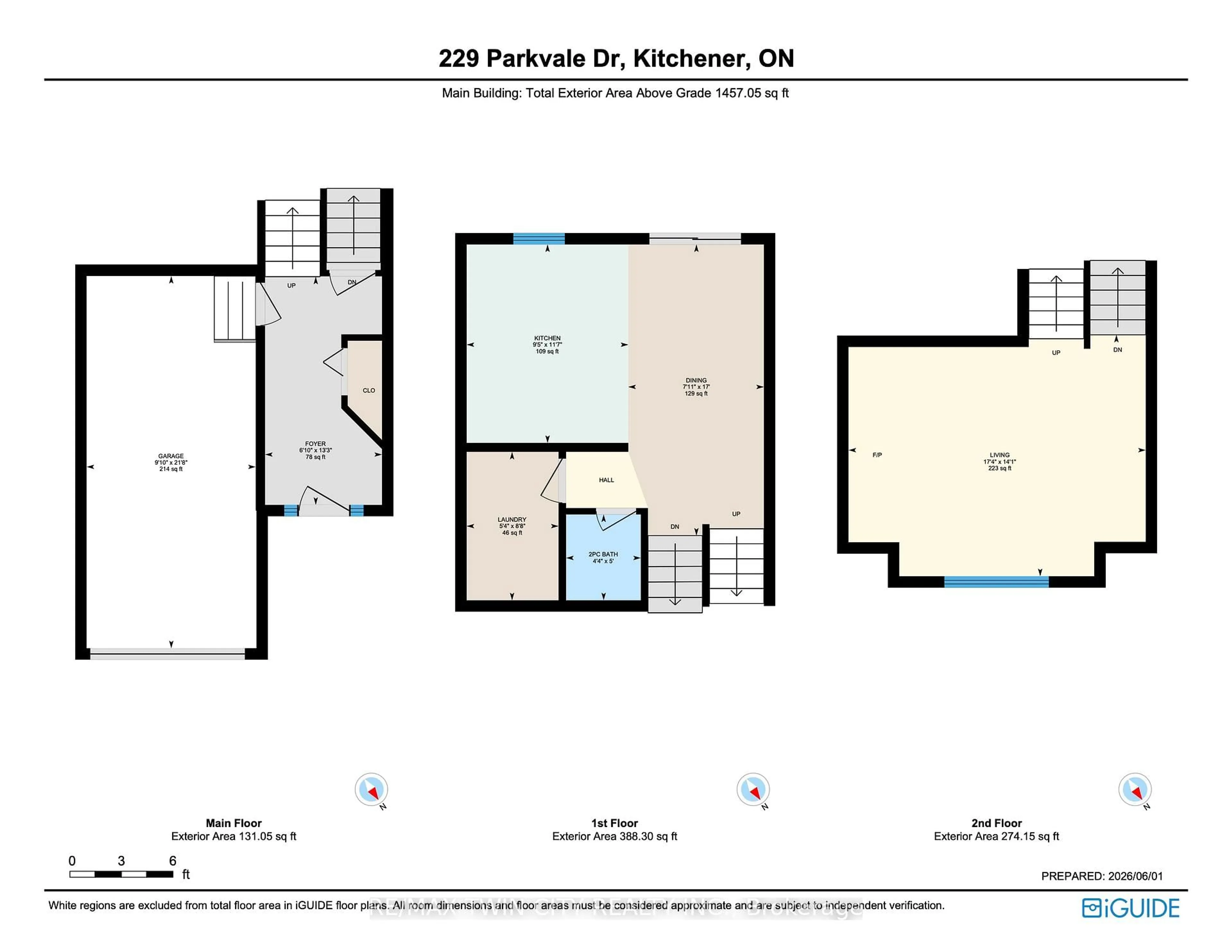 Floor plan for 229 Parkvale Dr, Kitchener Ontario N2R 1Y8