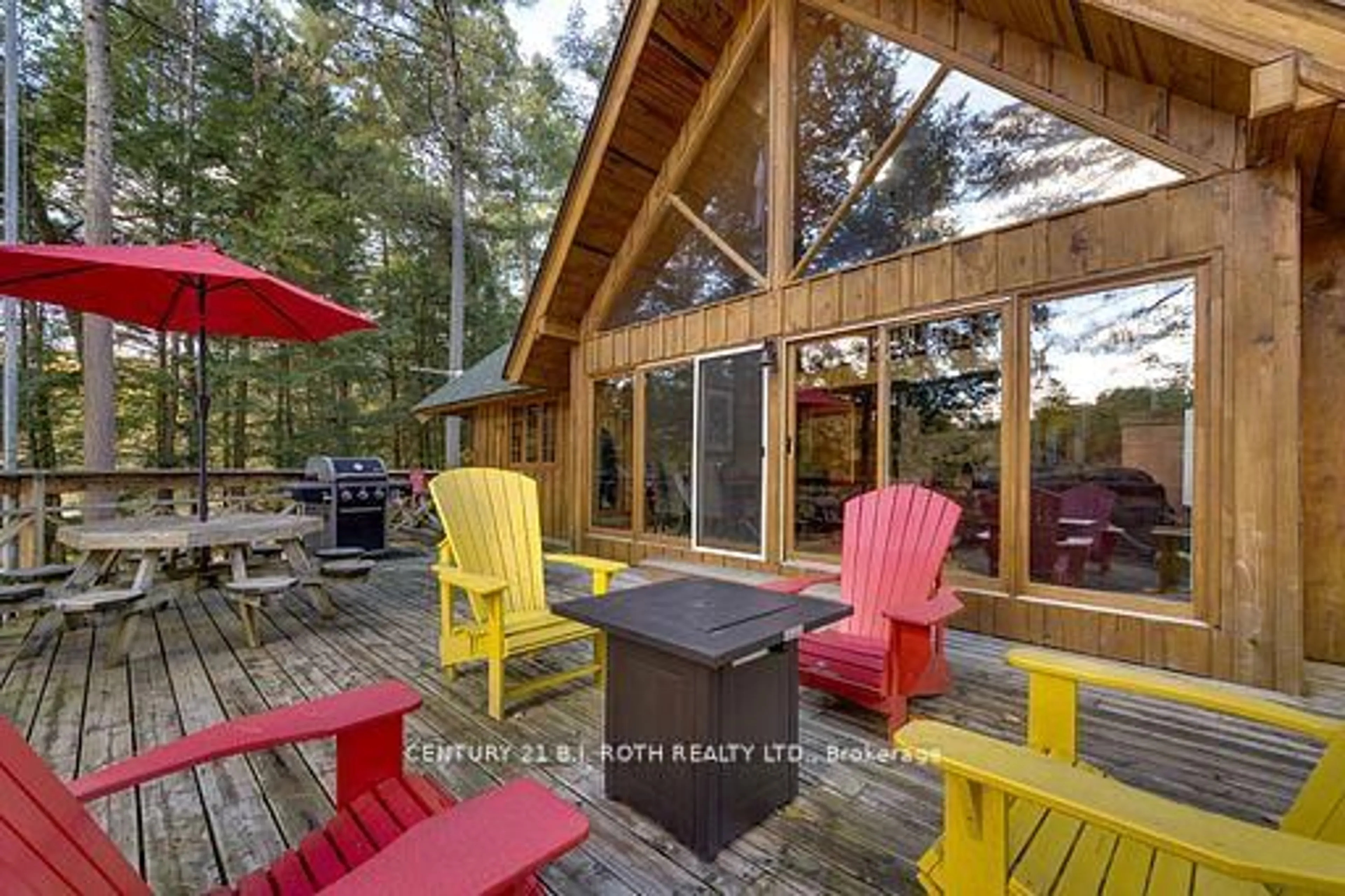 Patio, forest/trees view for 1213 Camp Jackson Rd #22, Muskoka Lakes Ontario P0C 1A0