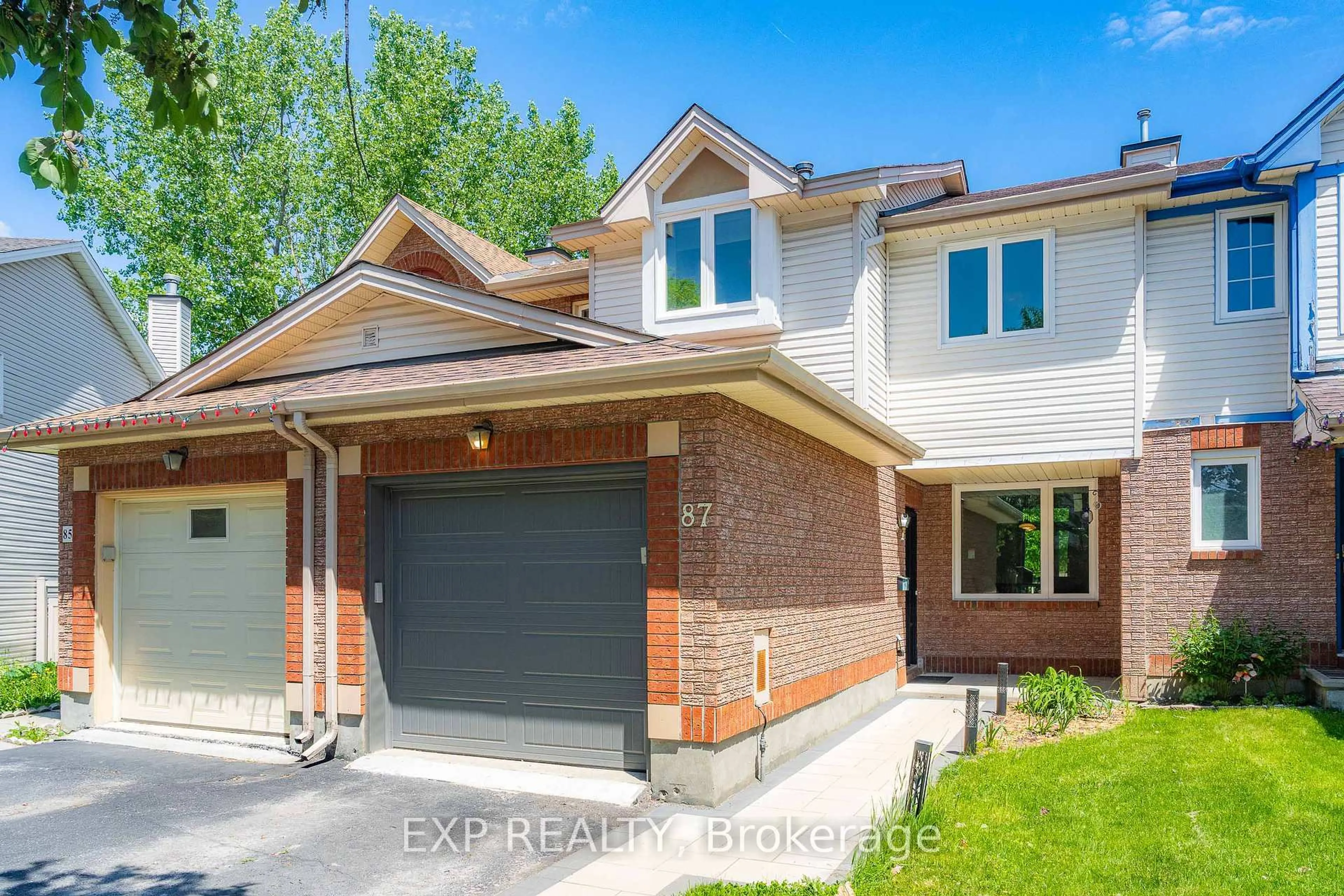 Home with brick exterior material, street for 87 Banchory Cres, Ottawa Ontario K2K 2V2