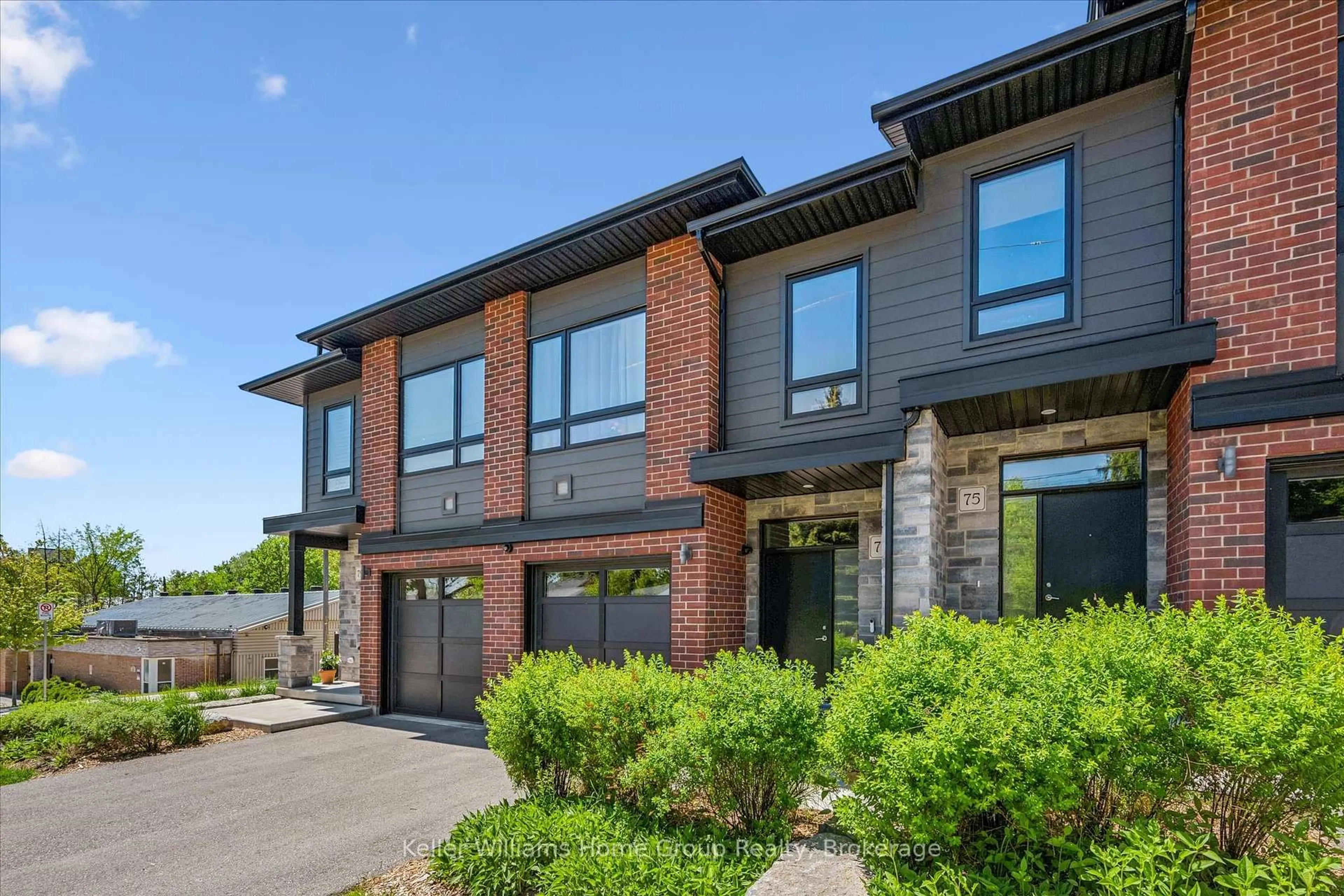 Home with brick exterior material, street for 77 Beechwood Ave, Guelph Ontario N1H 0B6