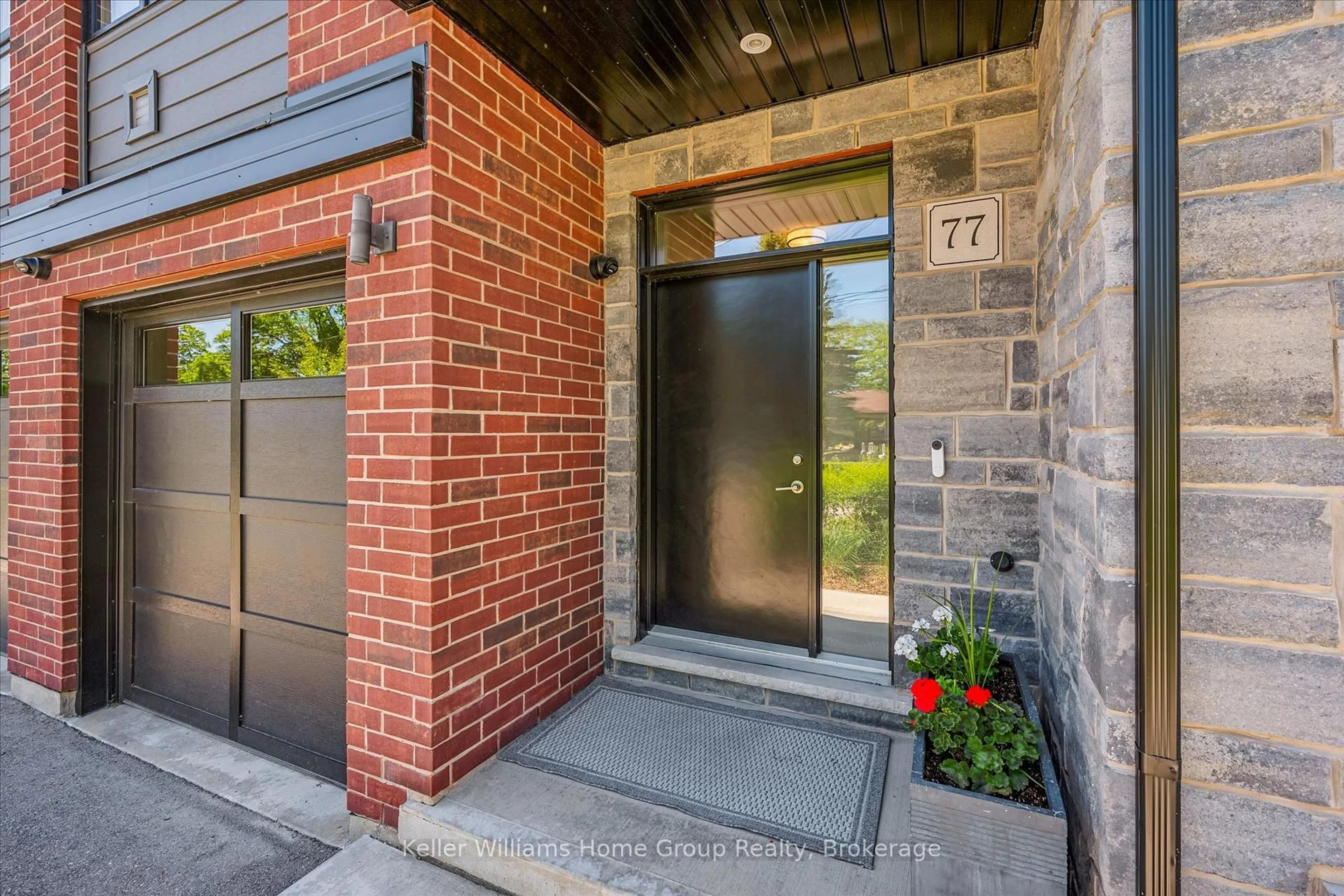 Home with brick exterior material, street for 77 Beechwood Ave, Guelph Ontario N1H 0B6