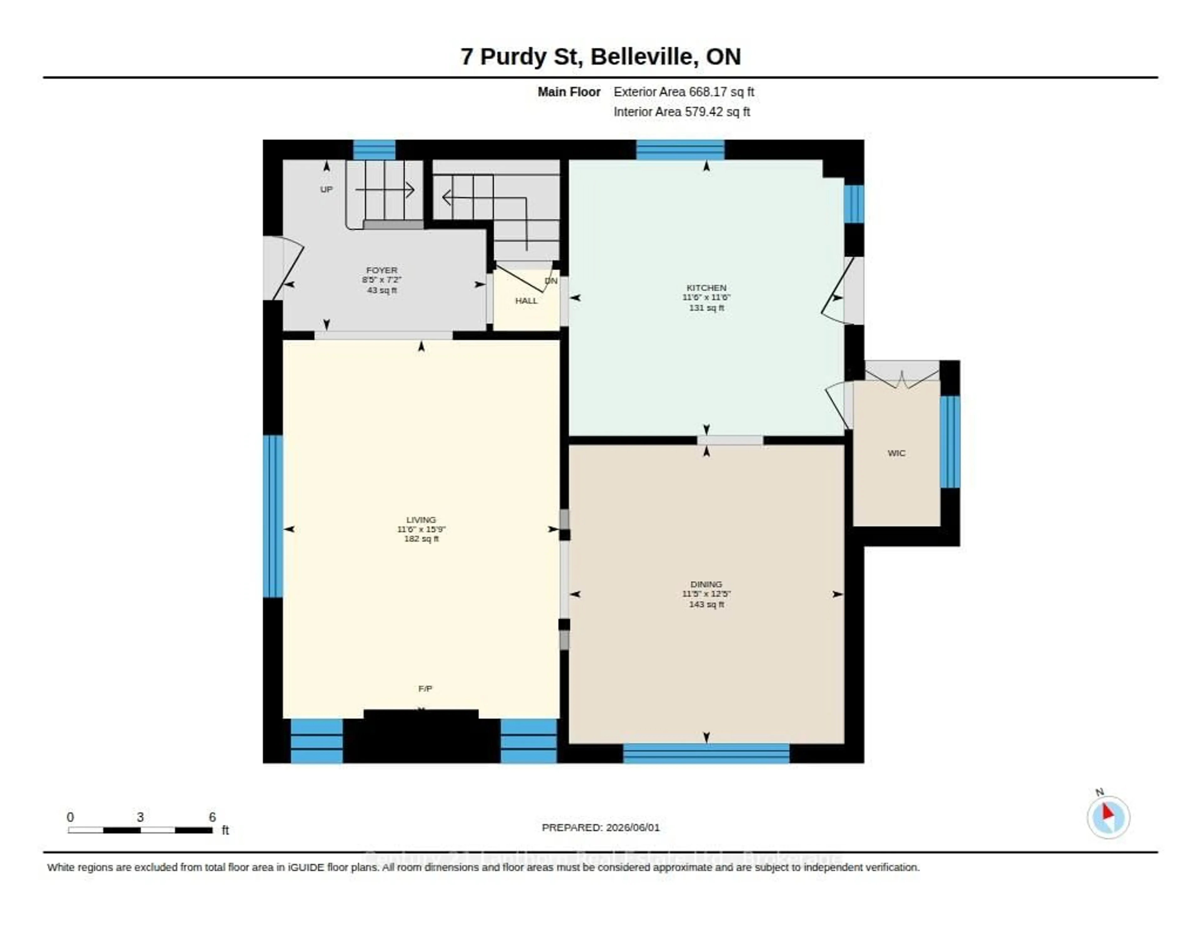 Floor plan for 7 Purdy St, Belleville Ontario K8P 1Y8