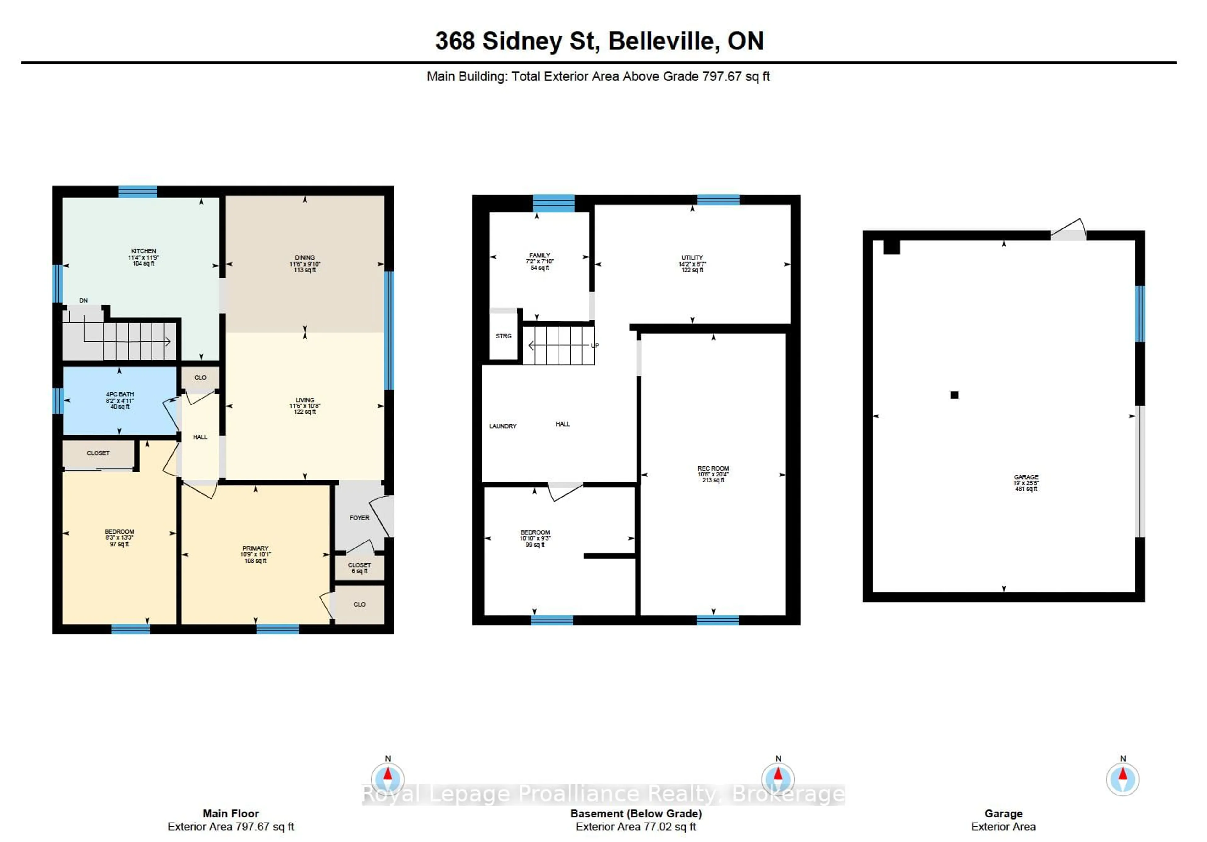 Floor plan for 368 Sidney St, Belleville Ontario K8P 3Z6