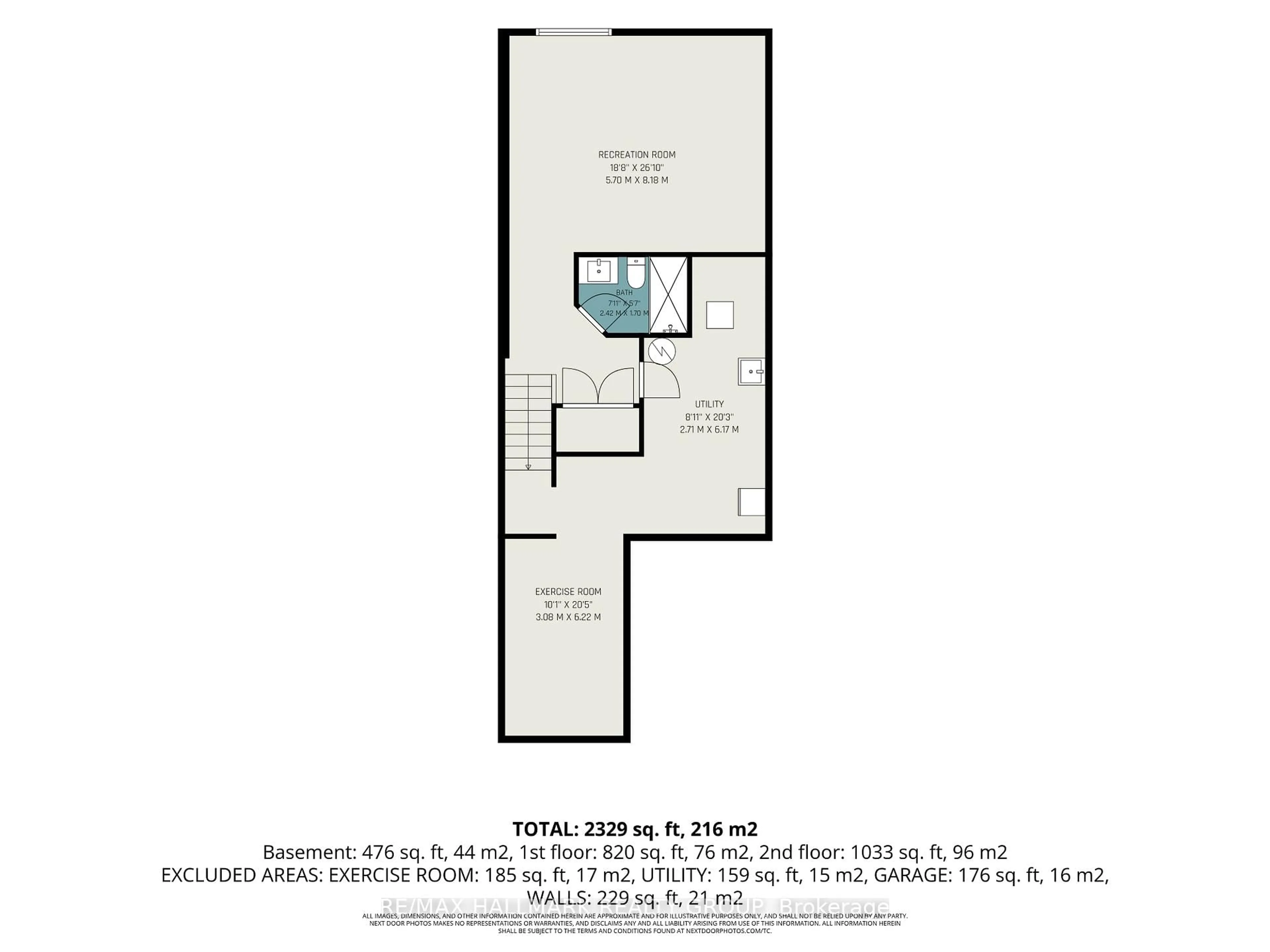 Floor plan for 323 Wabasso Lane, Ottawa Ontario K1T 0T2