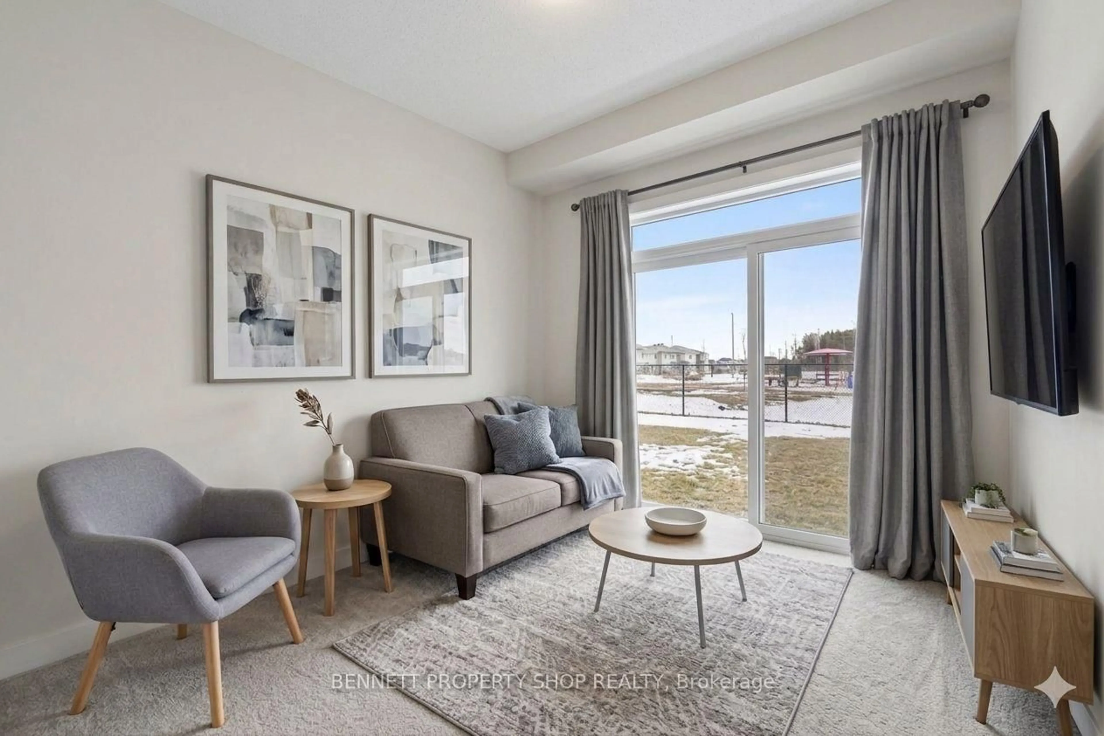 Living room with furniture, unknown for 2412 Watercolours Way, Ottawa Ontario K2J 7A9