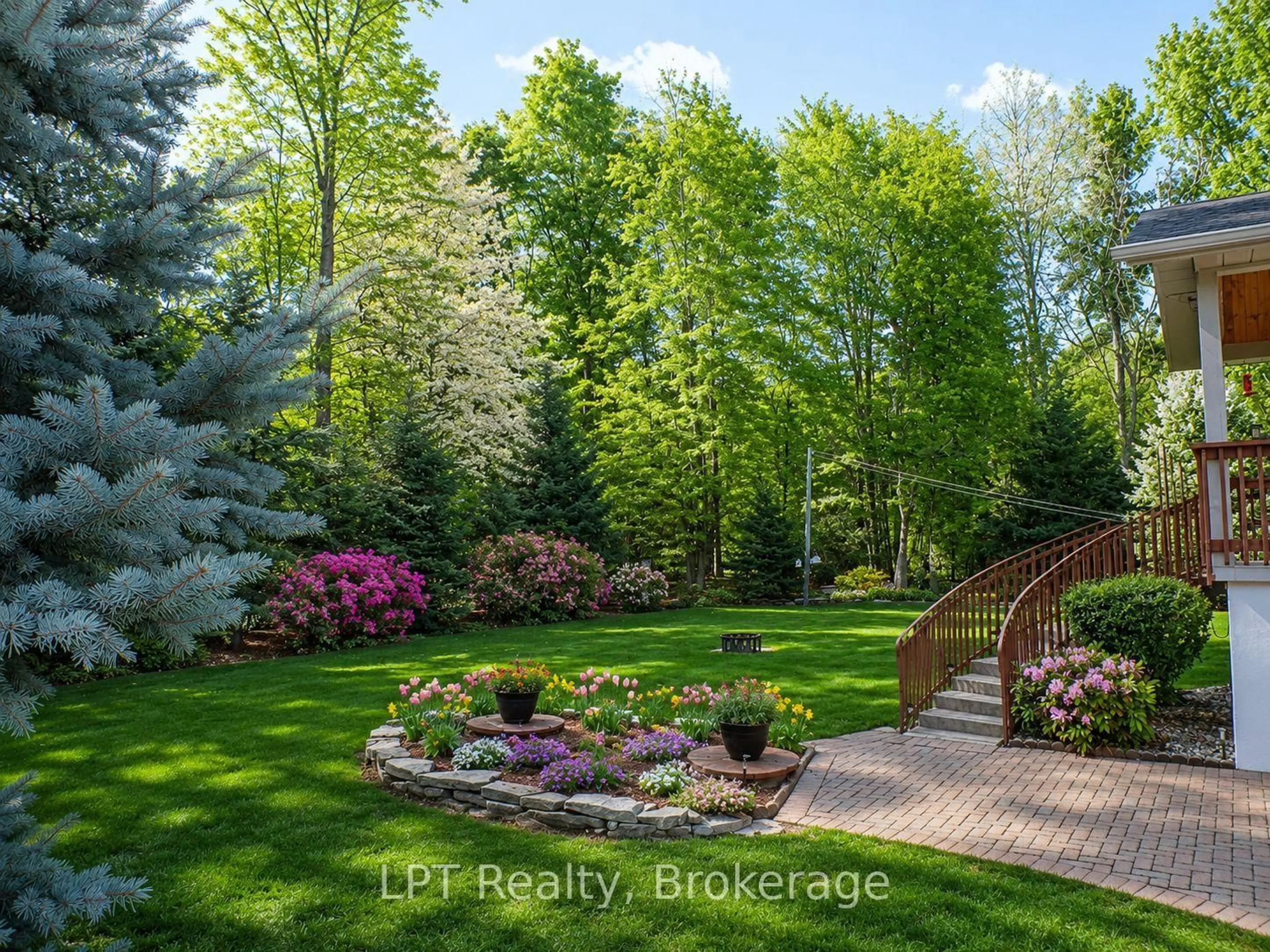 A pic from outside/outdoor area/front of a property/back of a property/a pic from drone, forest/trees view for 10 Vicari Rd, Brighton Ontario K0K 1H0