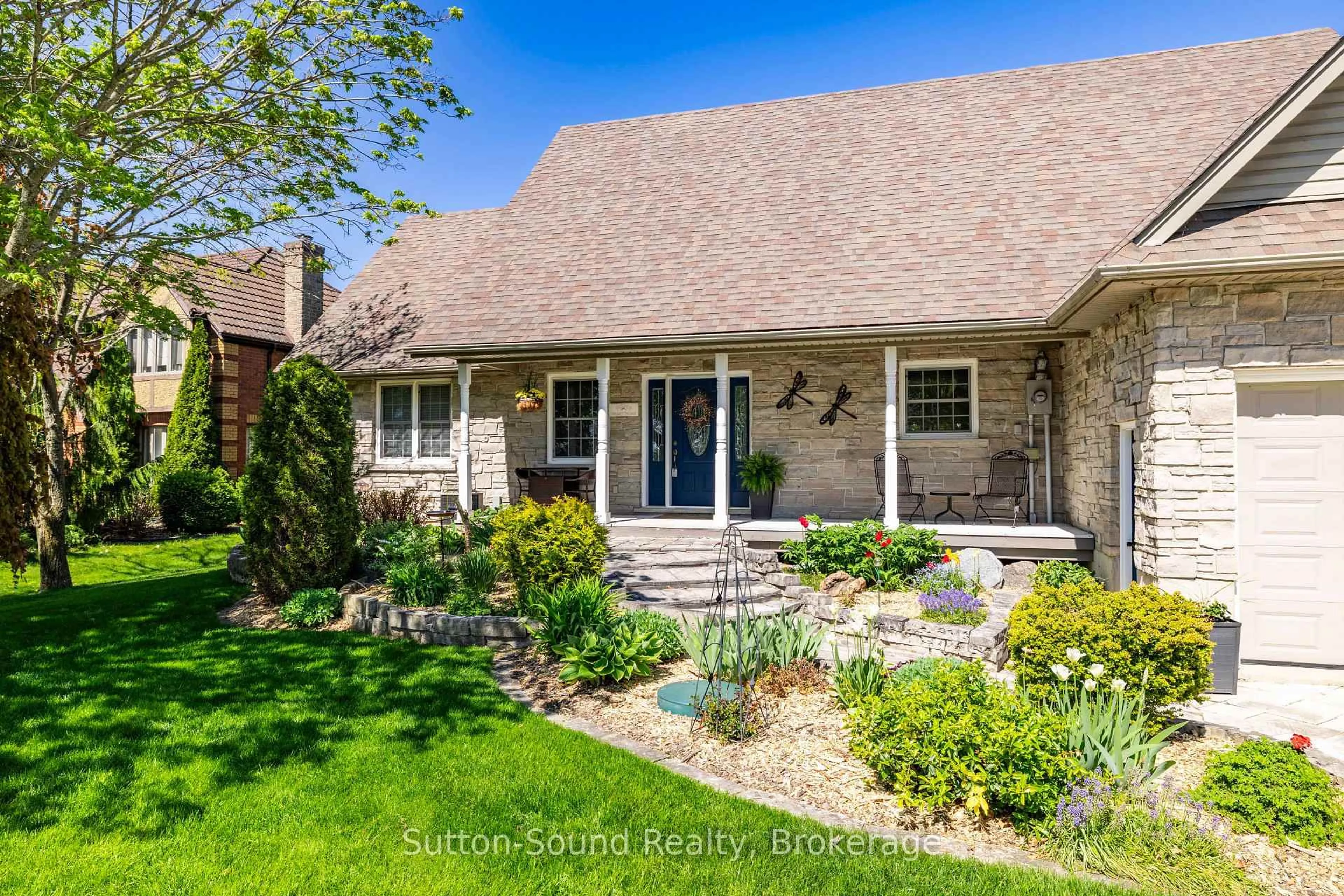Home with brick exterior material, street for 339566 PRESQU'ILE Rd, Georgian Bluffs Ontario N0H 1S0