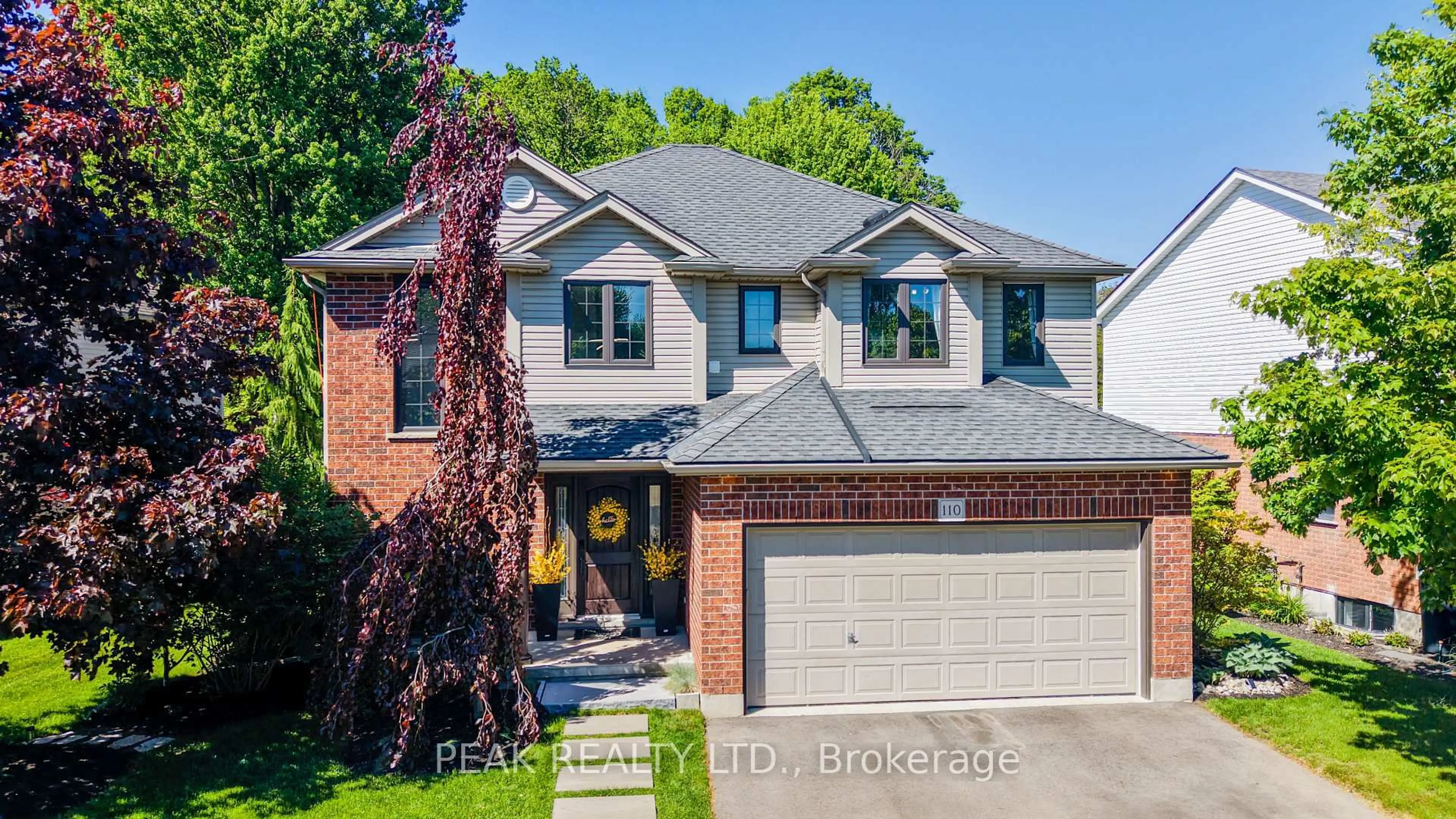 Home with brick exterior material, street for 110 Laschinger Blvd, Wilmot Ontario N3A 2G8